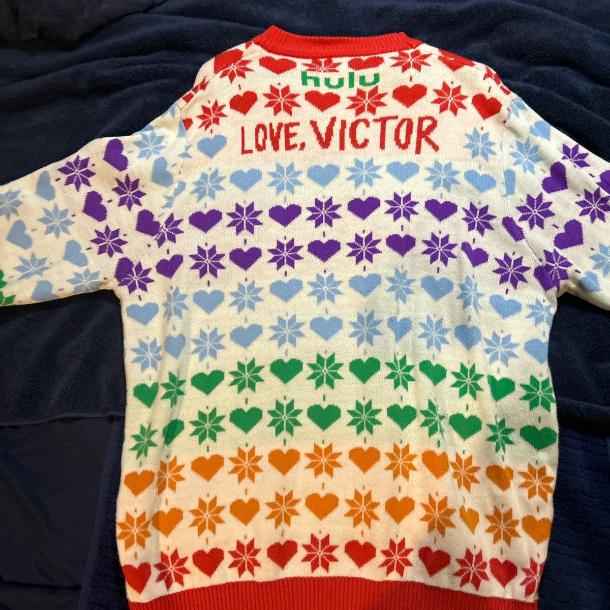 Other Rainbow Pride Hulu Love, Victor Sweater Size US XL / EU 56 / 4 - 4 Thumbnail