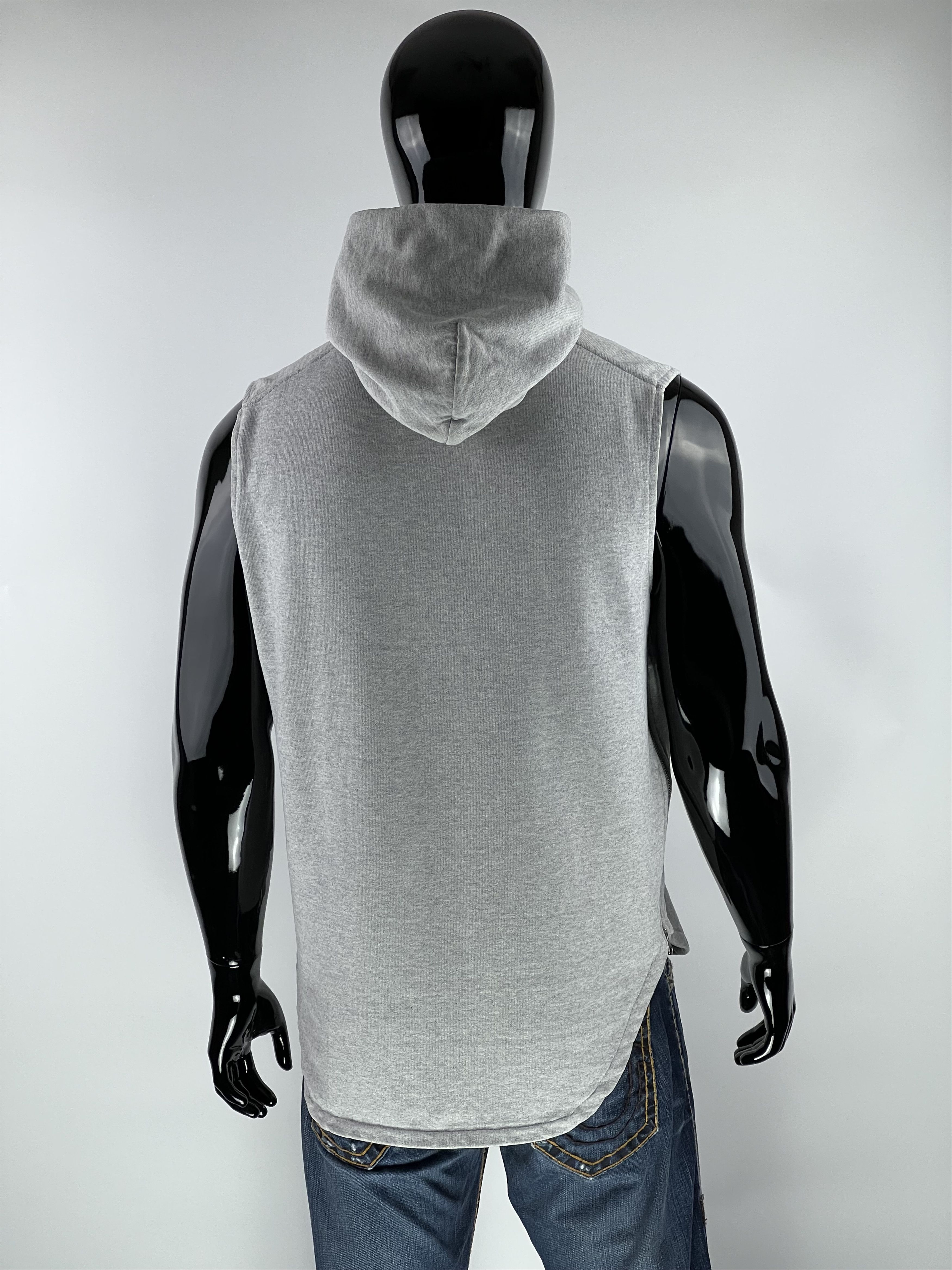 Beams Plus Champion x Beams Men's Gray Zip Hooded Vest Size M Size US M / EU 48-50 / 2 - 3 Thumbnail