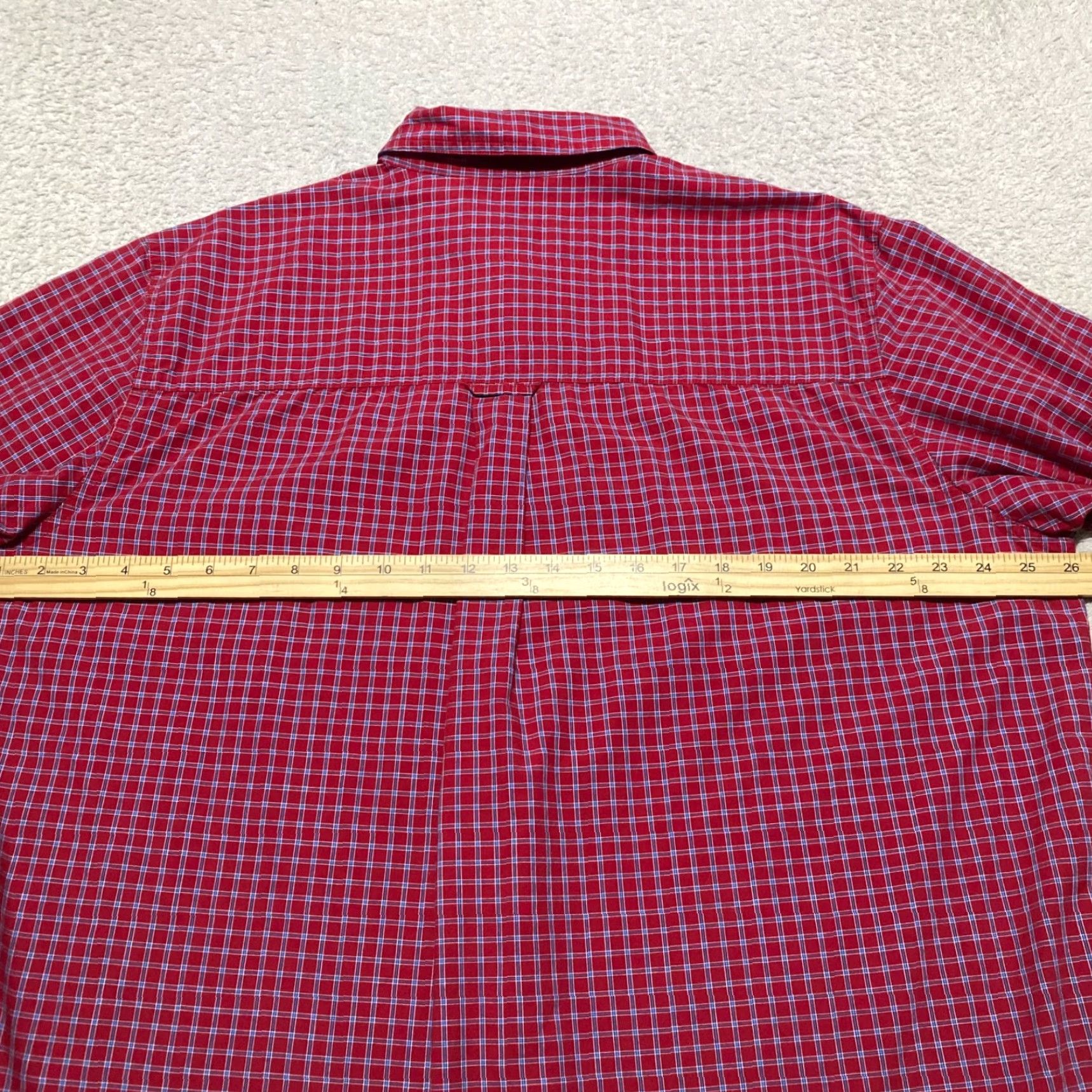 Chaps Ralph Lauren Chaps Mens XL Shirt Red Plaid Check Long Sleeve Button-Down Shirt Mens XL Red Plaid Check Button-Down Size US M / EU 48-50 / 2 - 7 Thumbnail
