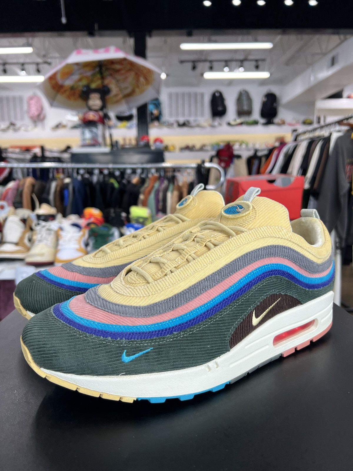 image of Nike Air Max 1/97 Sean Wotherspoon Sz. 13 (2018) Shoes in Yellow, Men's