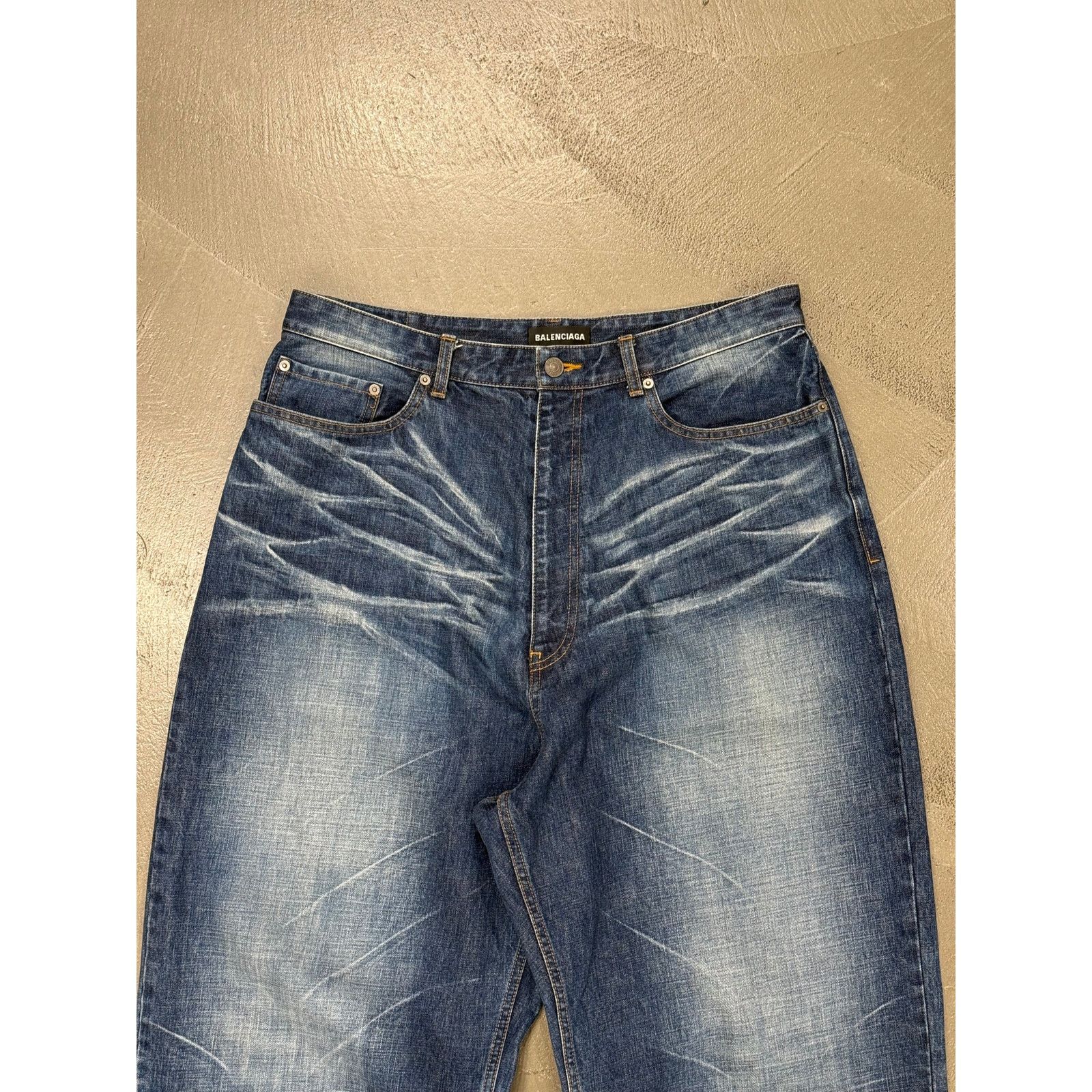 Balenciaga 2019 Balenciaga catwash oversized skater jeans Size US 36 / EU 52 - 4 Thumbnail