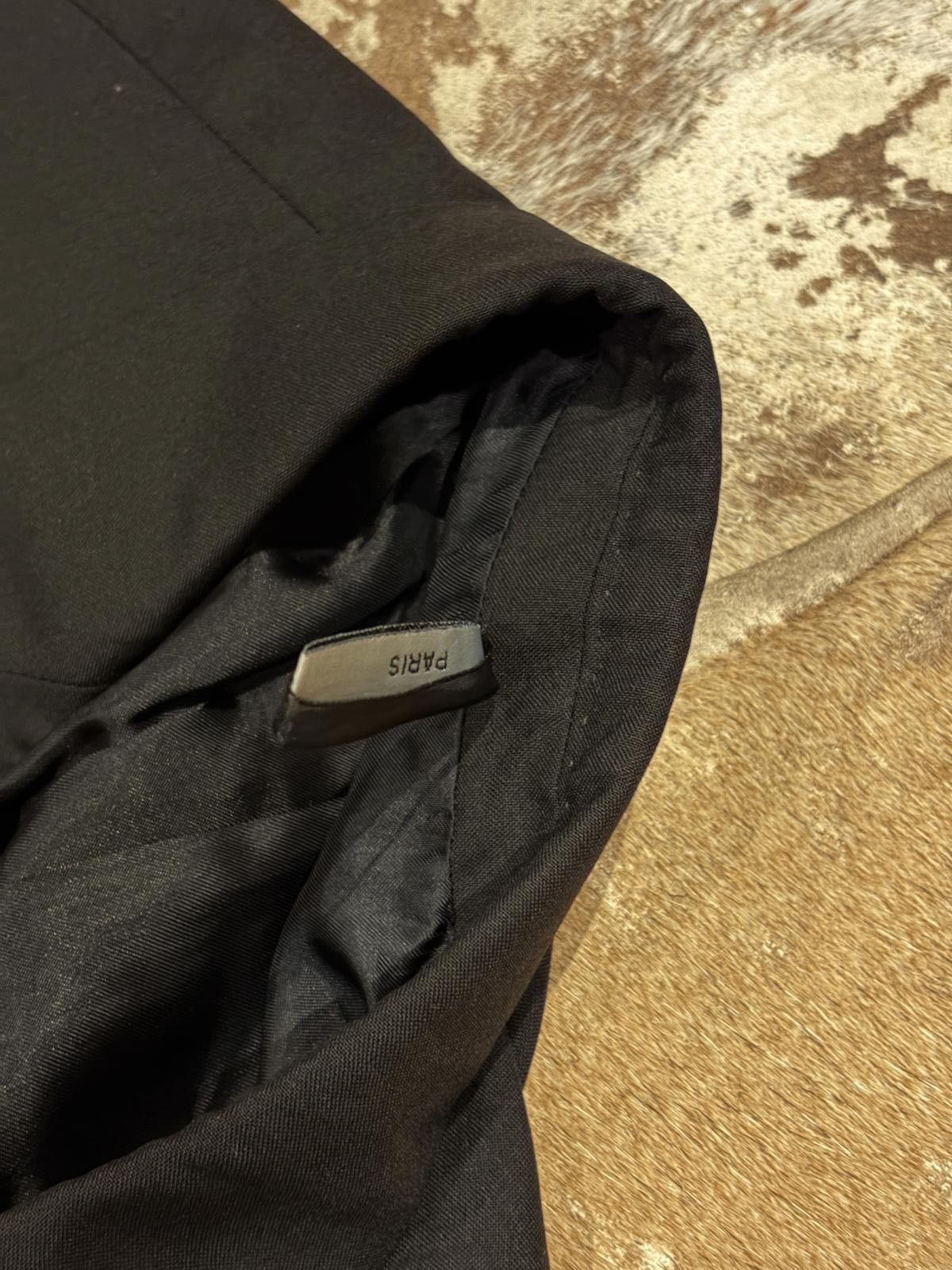 Dior Dior Homme Black Wool Suit Size 40R - 7 Thumbnail