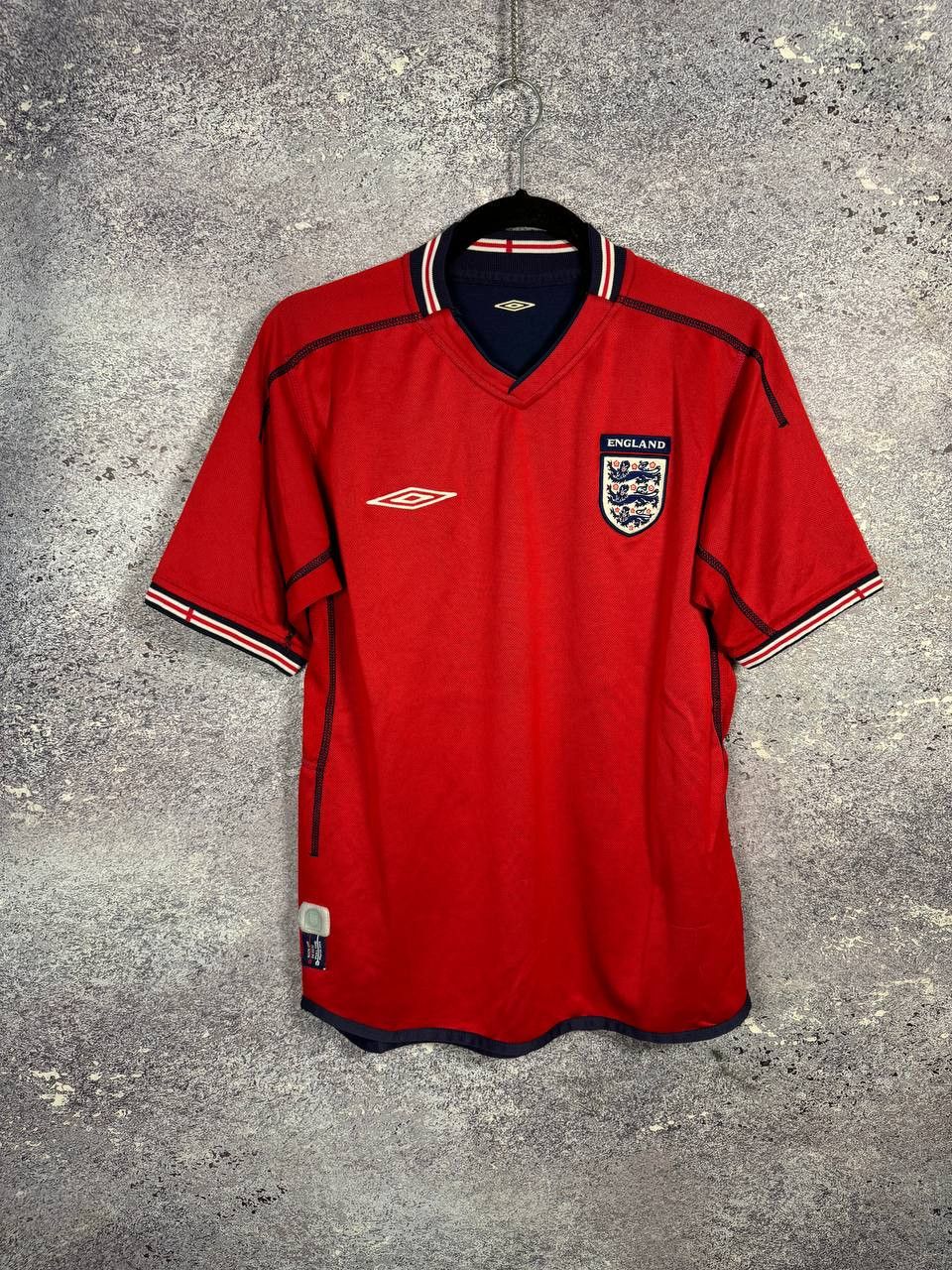 Umbro England National Team 2002 Umbro Soccer Jersey Size US M / EU 48-50 / 2 - 1 Thumbnail