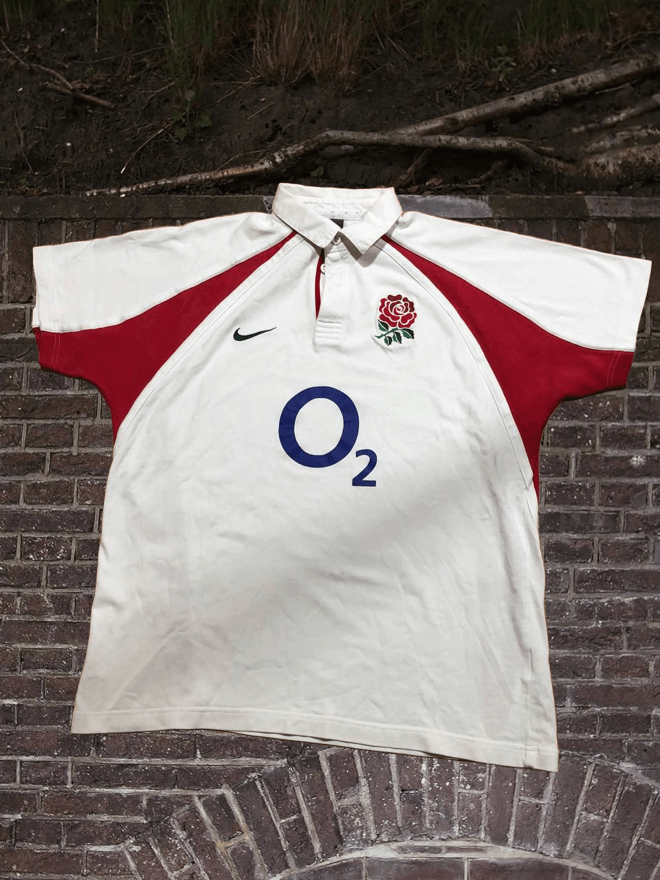 Nike Nike ENGLAND RUGBY VINTAGE SHIRT RUGBY Polo Size US L / EU 52-54 / 3 - 1 Thumbnail