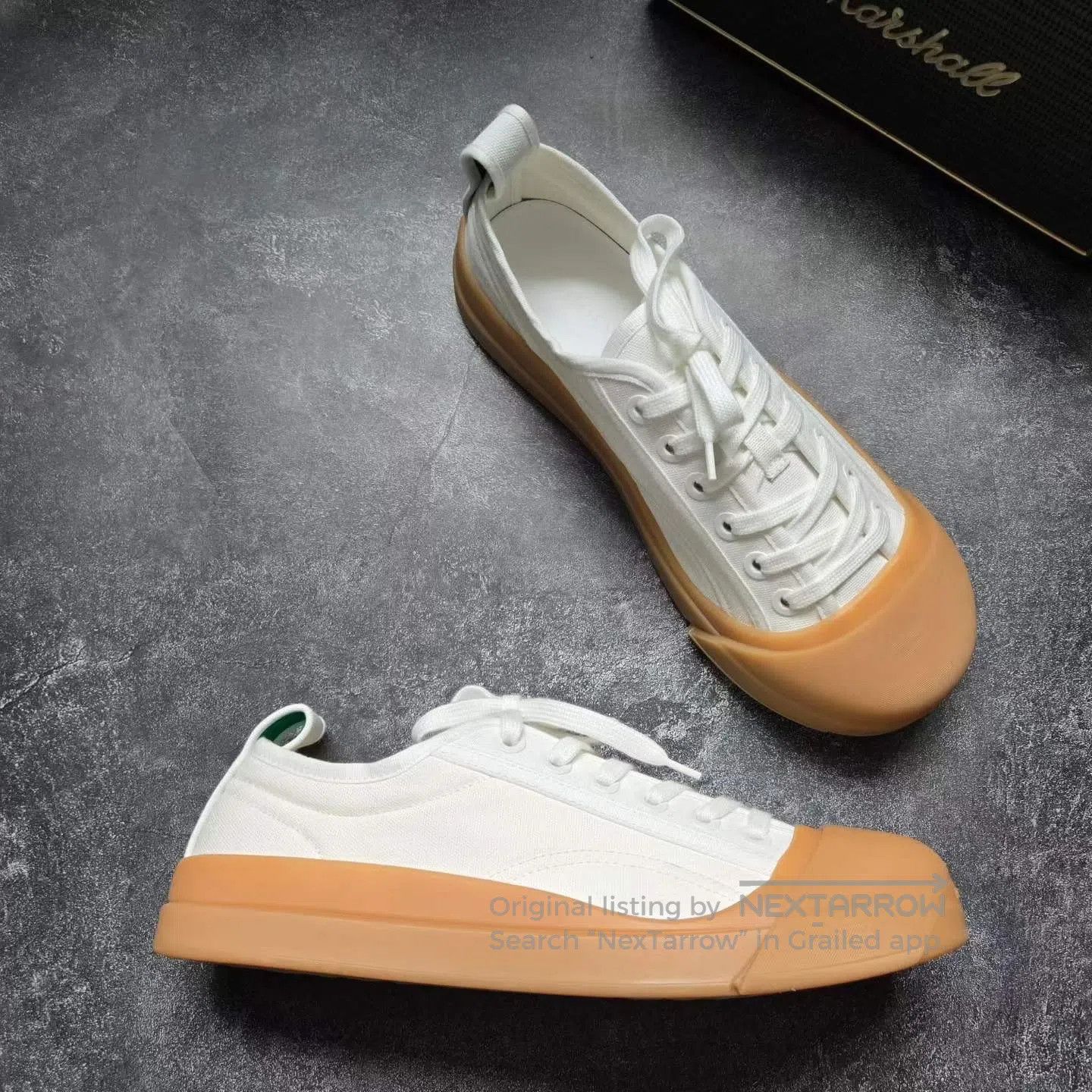 Bottega Veneta Bottega Veneta White and Brown Chunky Sneakers| Size US 8 / EU 41 - 6 Thumbnail
