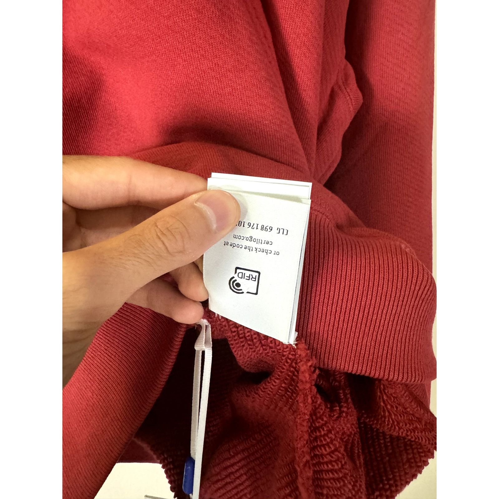 Off-White o1rshd1 No Offence Over Hoodie Rio in Red/White Size US M / EU 48-50 / 2 - 12 Thumbnail