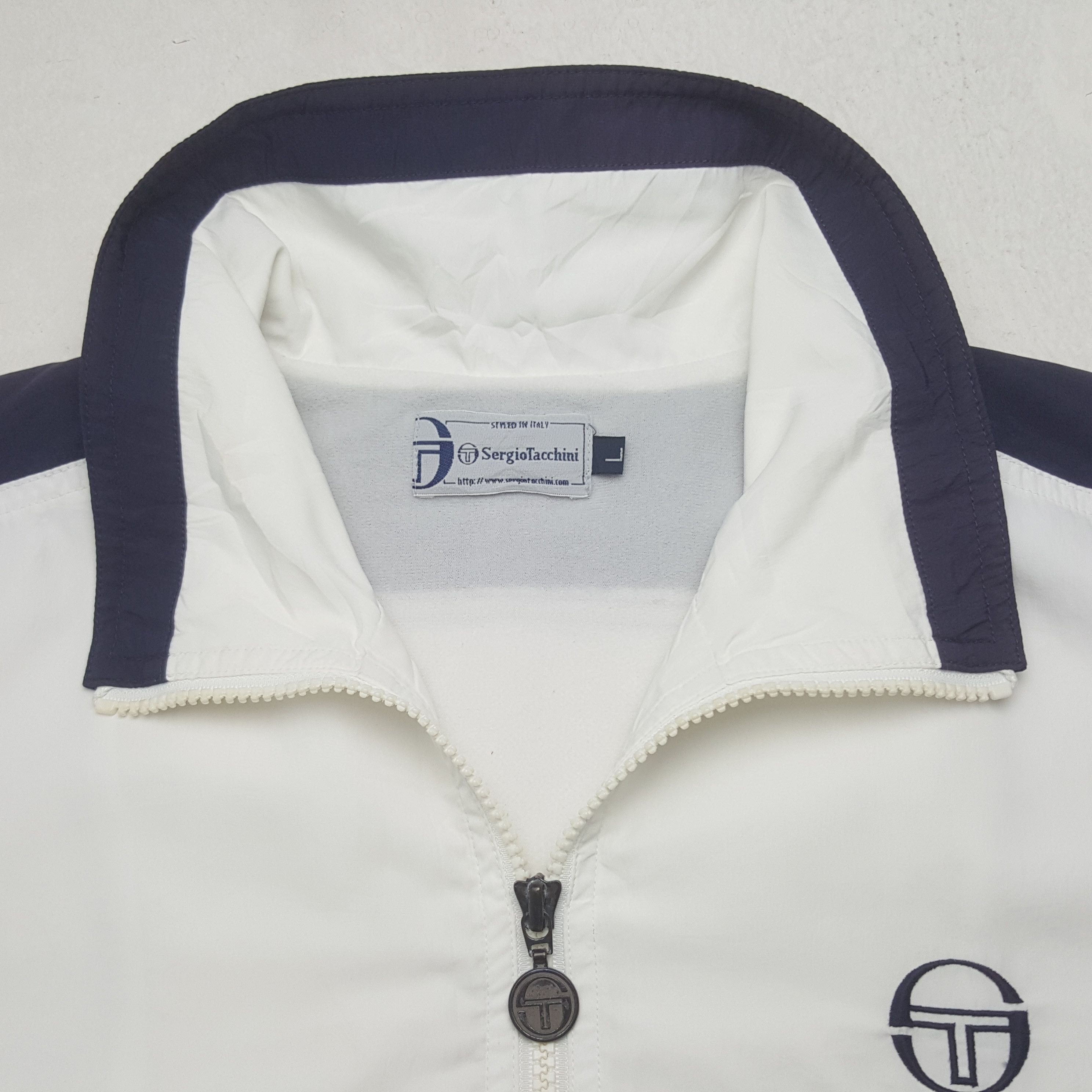 Sergio Tacchini Vintage Sergio Tachhini Italian Windbreaker Jacket RR16 Size US L / EU 52-54 / 3 - 5 Thumbnail