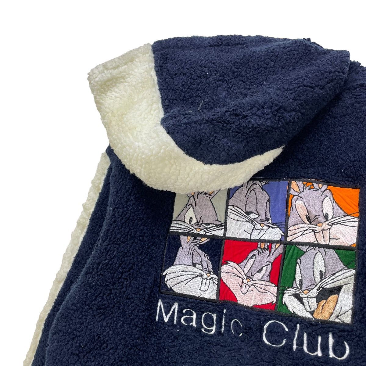 Japanese Brand × Vintage Vintage Disney Cartoon Sherpa Hooded Jacket Size US M / EU 48-50 / 2 - 3 Thumbnail
