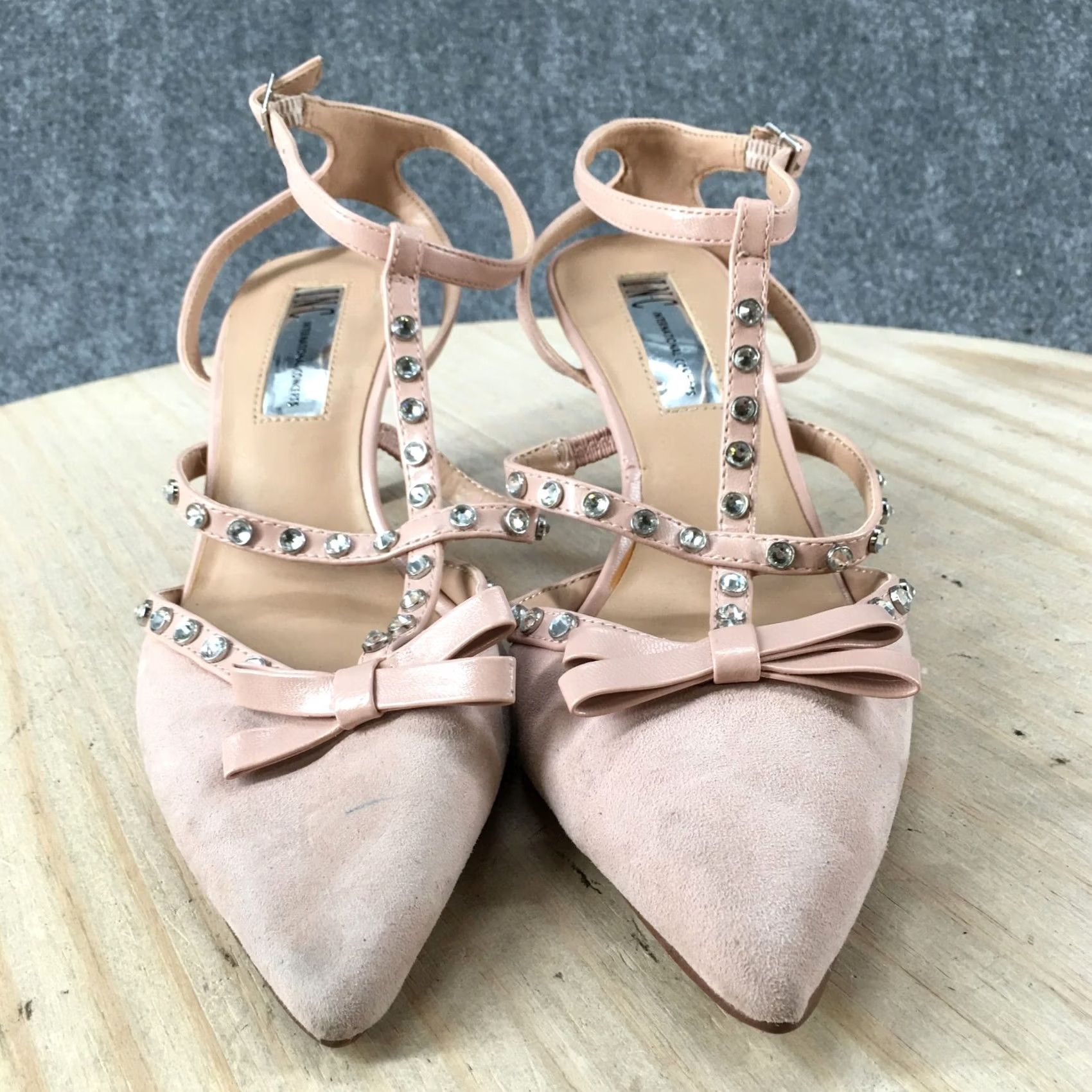 Vintage INC International Concepts Heels Womens 5.5 M Daniaa Pointed Gladiator Pink Size US 6 / IT 36 - 7 Thumbnail