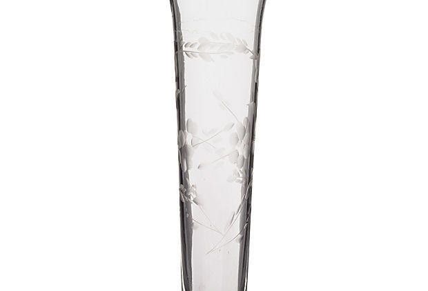 Designer Sterling Silver Sheffield Glass Vase Size ONE SIZE - 2 Thumbnail