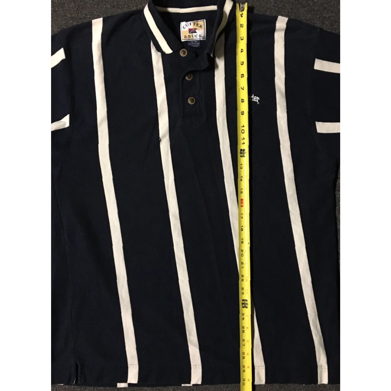 Vintage VINTAGE Perrier Sparkling Water Striped Promo Polo Shirt XL Blue Men Polo Shirt 90s USA Shirt Size US XL / EU 56 / 4 - 7 Thumbnail