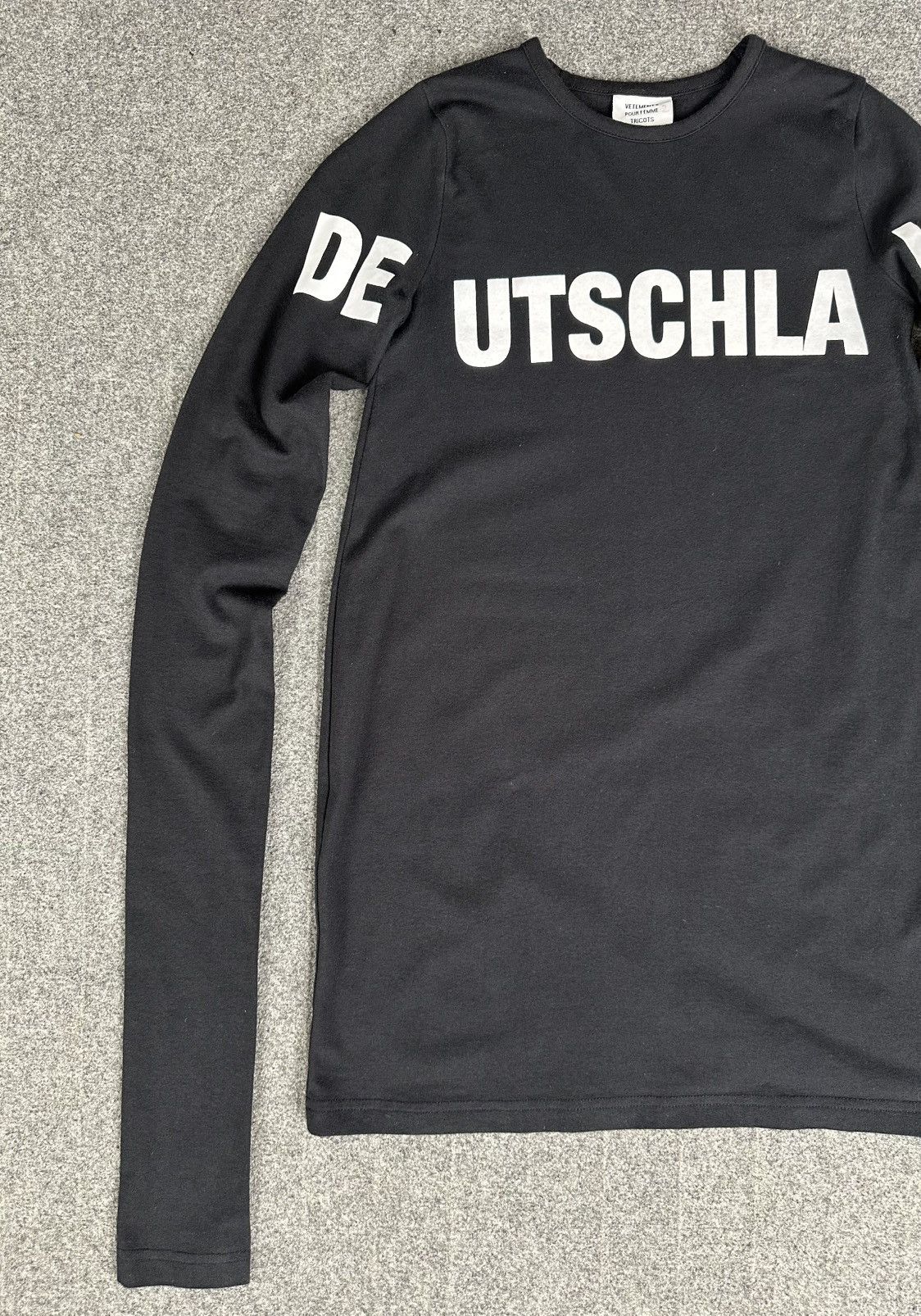 Vetements Vetements - Demna Gvasalia Rare S/S18 “Deutschland” - Black Size XS / US 0-2 / IT 36-38 - 3 Thumbnail