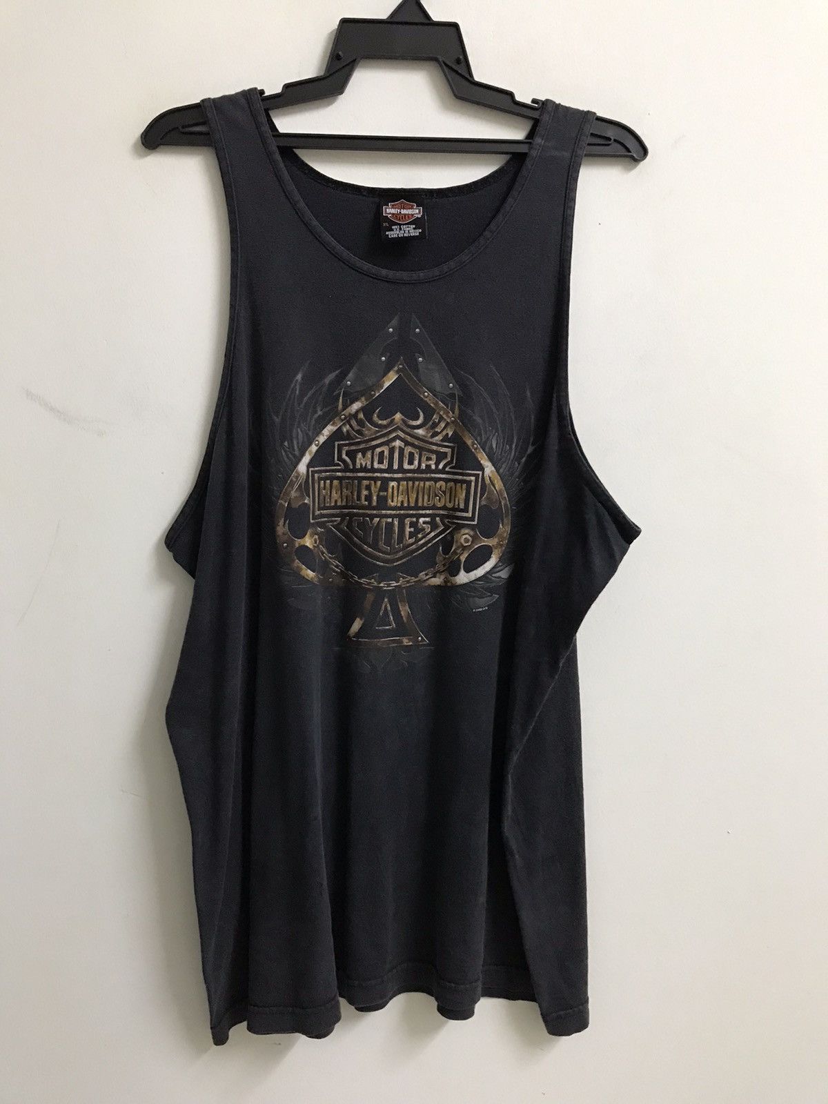 Harley Davidson Vintage Harley Davidson Pig Trail Tank Top Shirt Size US XL / EU 56 / 4 - 4 Thumbnail