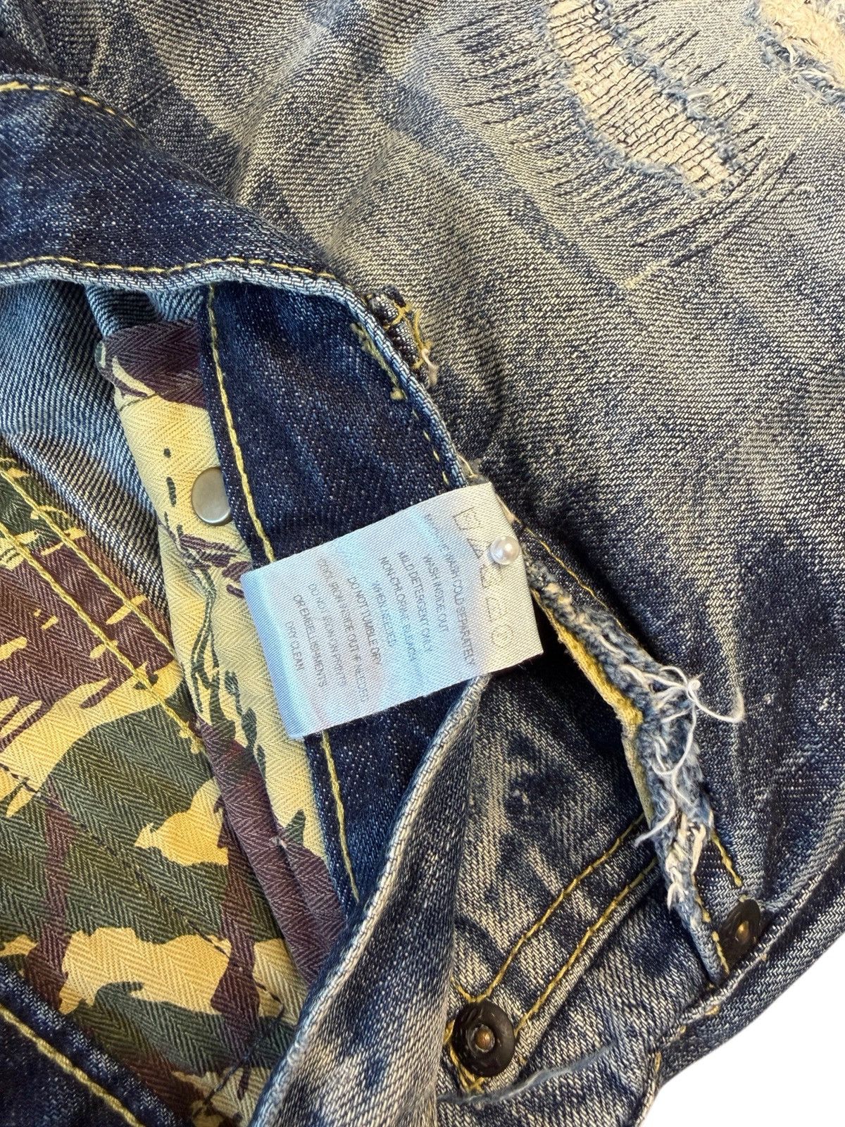 Prps Prps Archive Crazy Distressing/Stitching Denim Size 32 Size US 32 / EU 48 - 6 Thumbnail