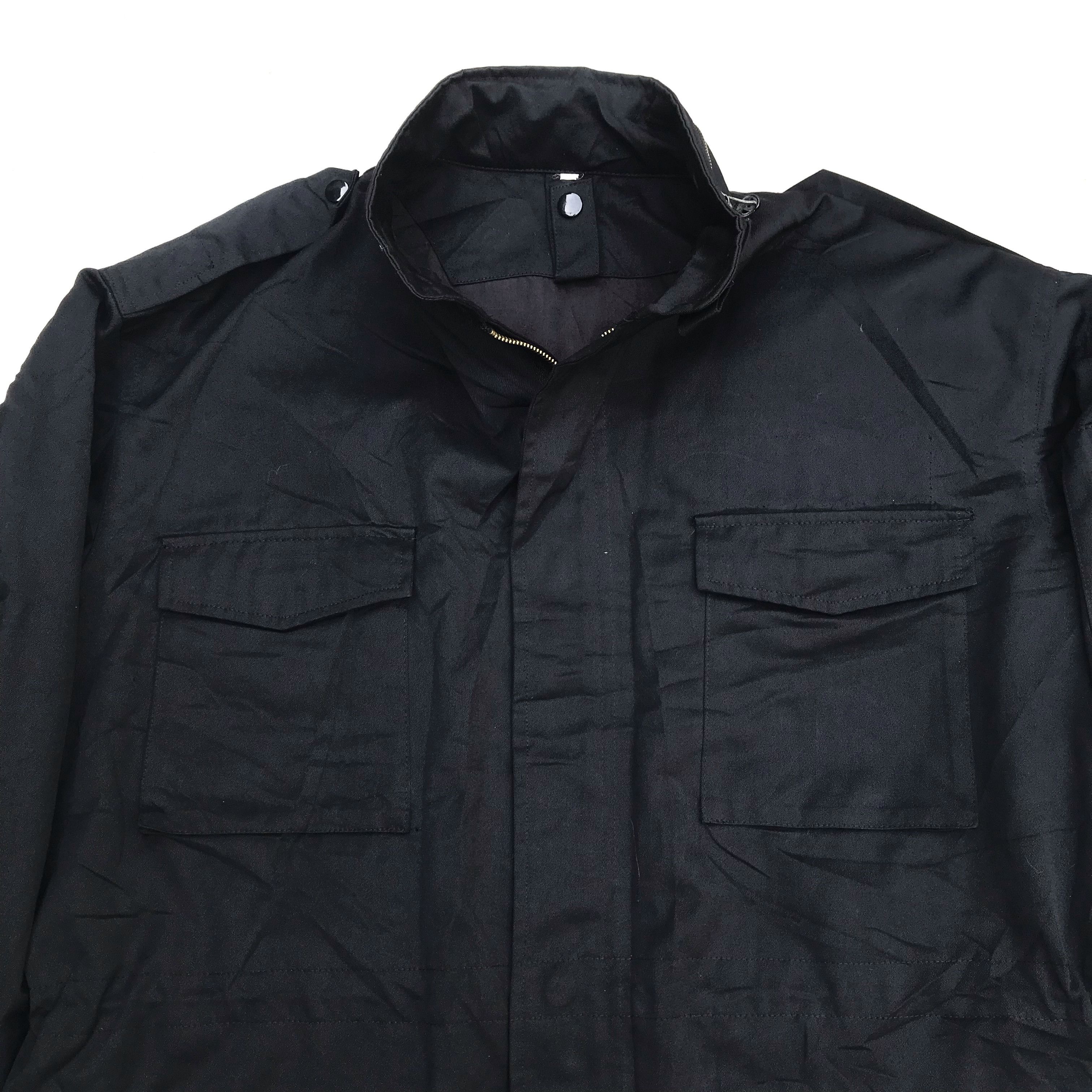 Aeronautica Militare M65 Parka 4 pocket Solid Black jacket Size XL alpha Size US XL / EU 56 / 4 - 2 Thumbnail