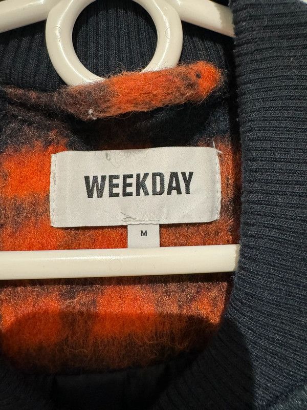 Weekday Weekday Marlo Bomber Jacket M interesting wool bomber jacket Size M / US 6-8 / IT 42-44 - 6 Thumbnail