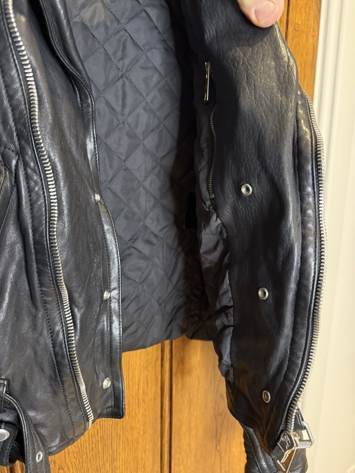 Burberry Prorsum SS11 Burberry Prorsum Burberry Bailey biker leather jacket Size US M / EU 48-50 / 2 - 15 Thumbnail