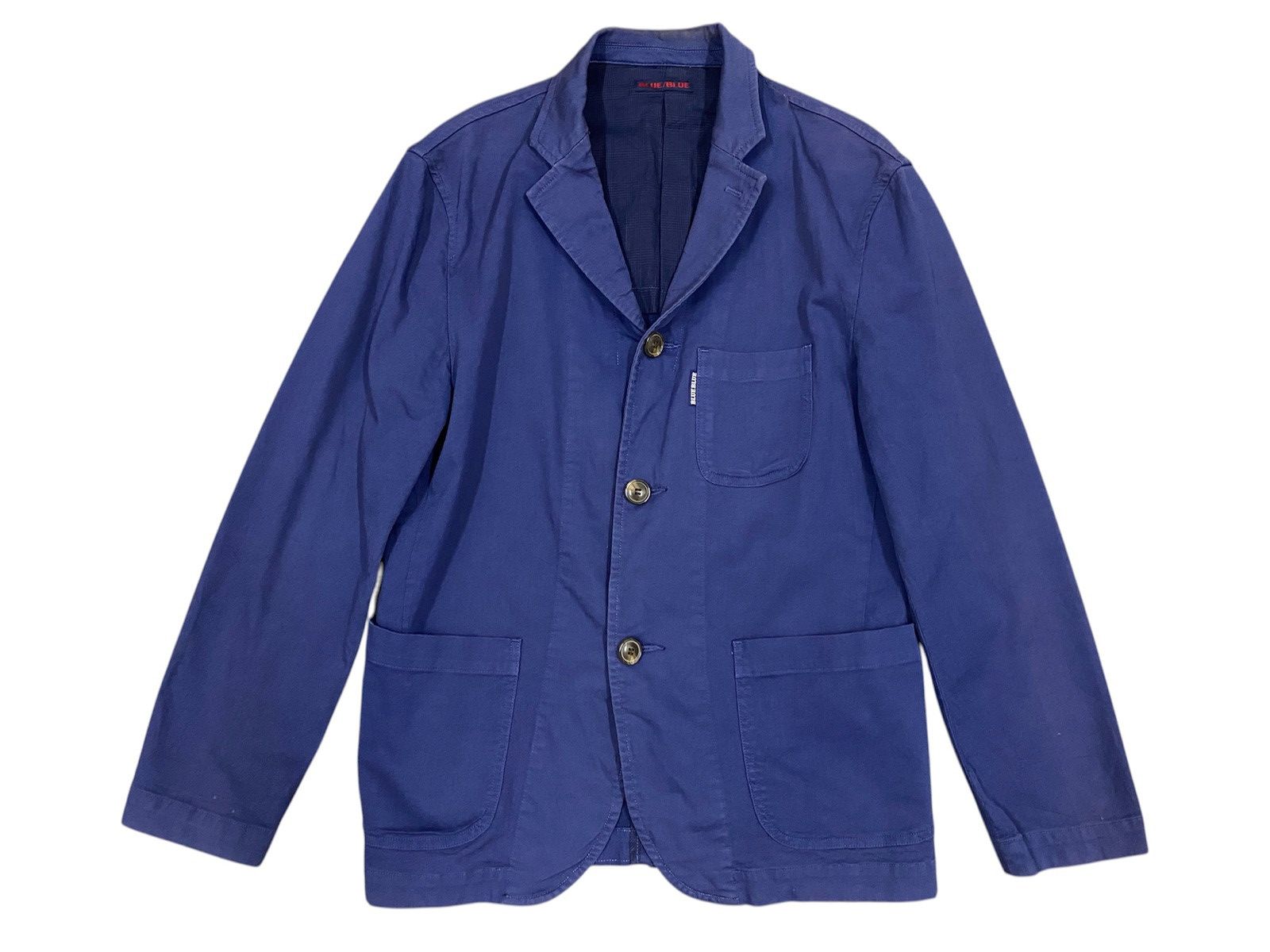 Blue Blue Japan BLUE BLUE JAPAN Indigo Cotton Twill Work Jacket Size US M / EU 48-50 / 2 - 1 Thumbnail