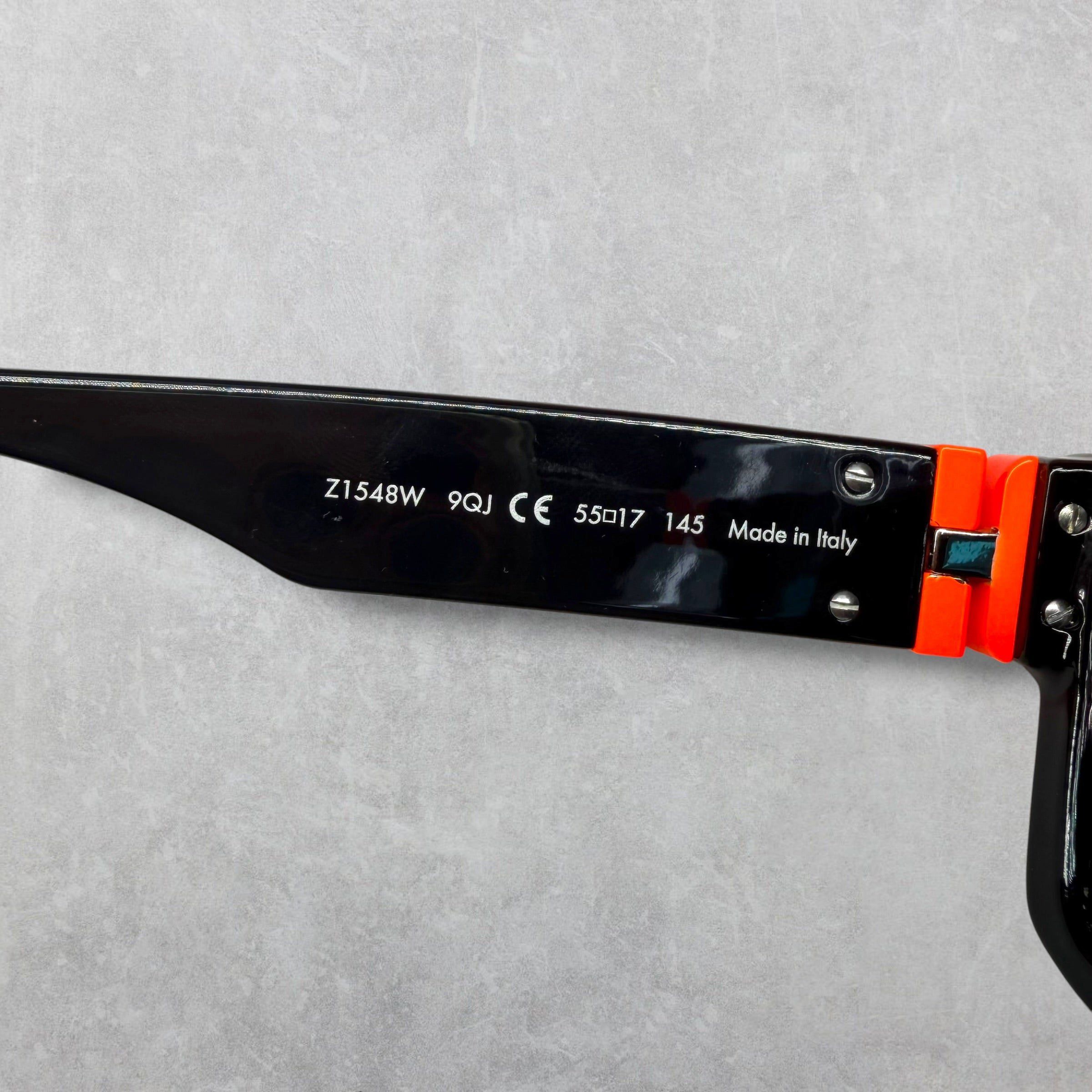 Louis Vuitton Louis Vuitton 1.1 Millionaires Black/Orange Sunglasses Size ONE SIZE - 5 Thumbnail