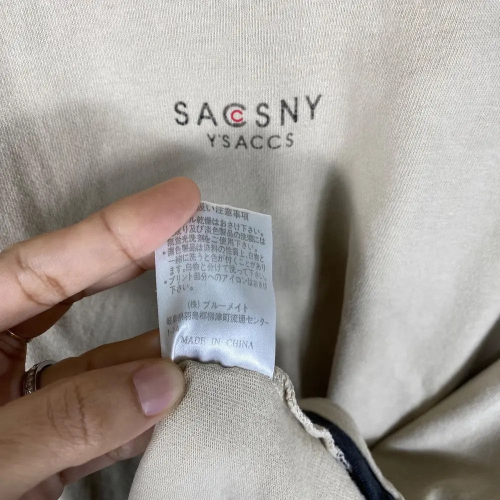 Designer SACSNY Y'SACCS Center Logo Double Layer Long Sleeve Size US L / EU 52-54 / 3 - 6 Thumbnail