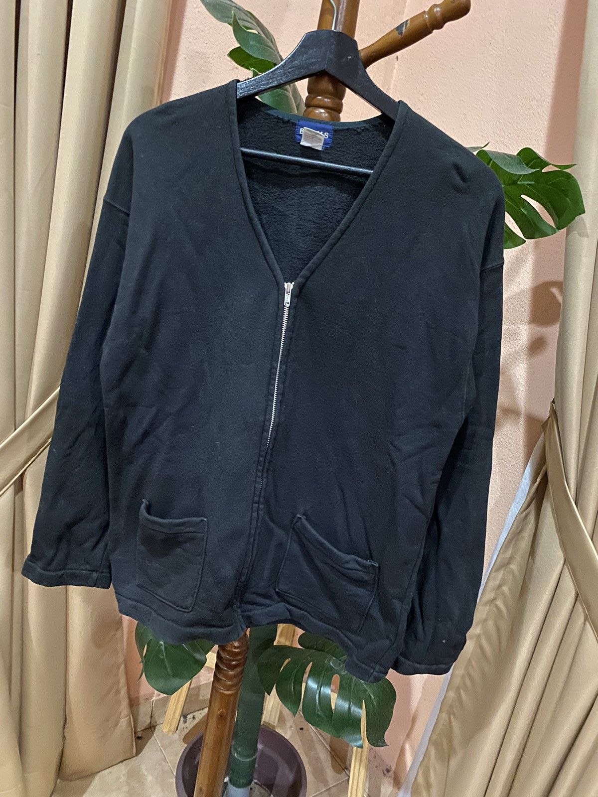 Beams Plus Beams Black Cotton Cardigan – Timeless Minimalist Style Size US M / EU 48-50 / 2 - 2 Thumbnail