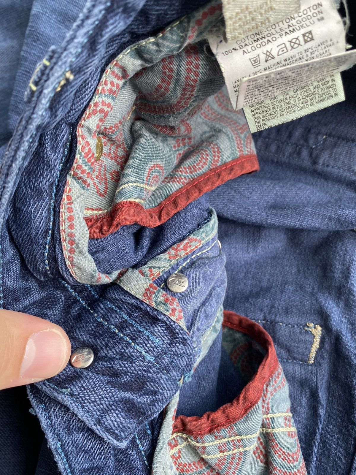 Diesel 🔥OPIUM PUNK DIESEL BAGGY FLARED SUN FADED DISTRESSED JEANS Size US 34 / EU 50 - 8 Thumbnail