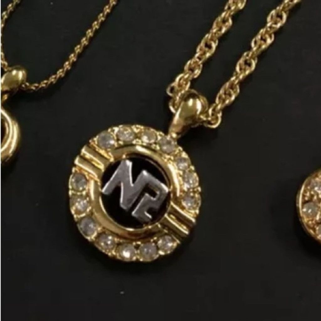 Nina Ricci Nina Ricci gold and crystal necklace Size ONE SIZE - 4 Thumbnail
