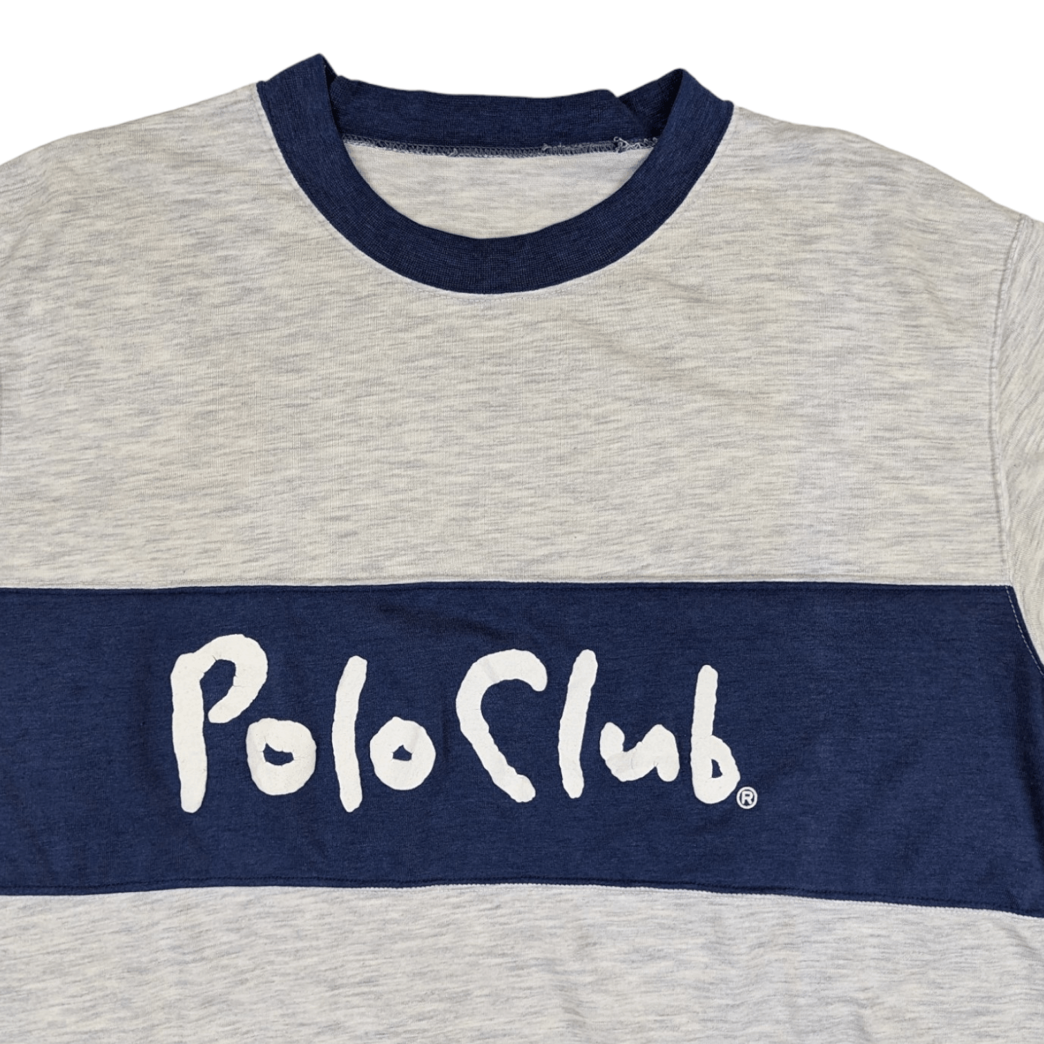 Japanese Brand 90's POLO CLUB Big Spell Out T Shirt Single Stitches Tee Size US M / EU 48-50 / 2 - 4 Thumbnail