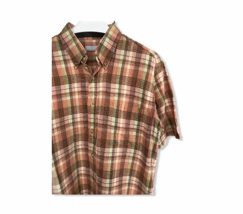 Flannel × Japanese Brand Japanese Brand Topvalu Plaid Tartan Button Shirt Size US M / EU 48-50 / 2 - 2 Thumbnail