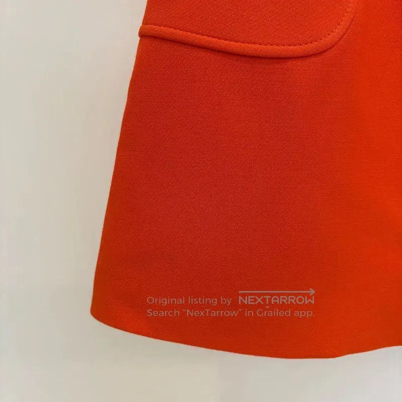 Dior Dior Orange Wool A-Line Skirt for Summer . Size 23" - 5 Thumbnail