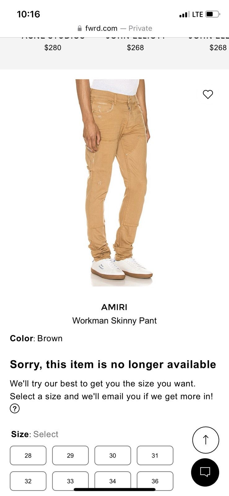 Amiri Amiri Workman Pants LIMITED EDITION Size US 30 / EU 46 - 5 Thumbnail