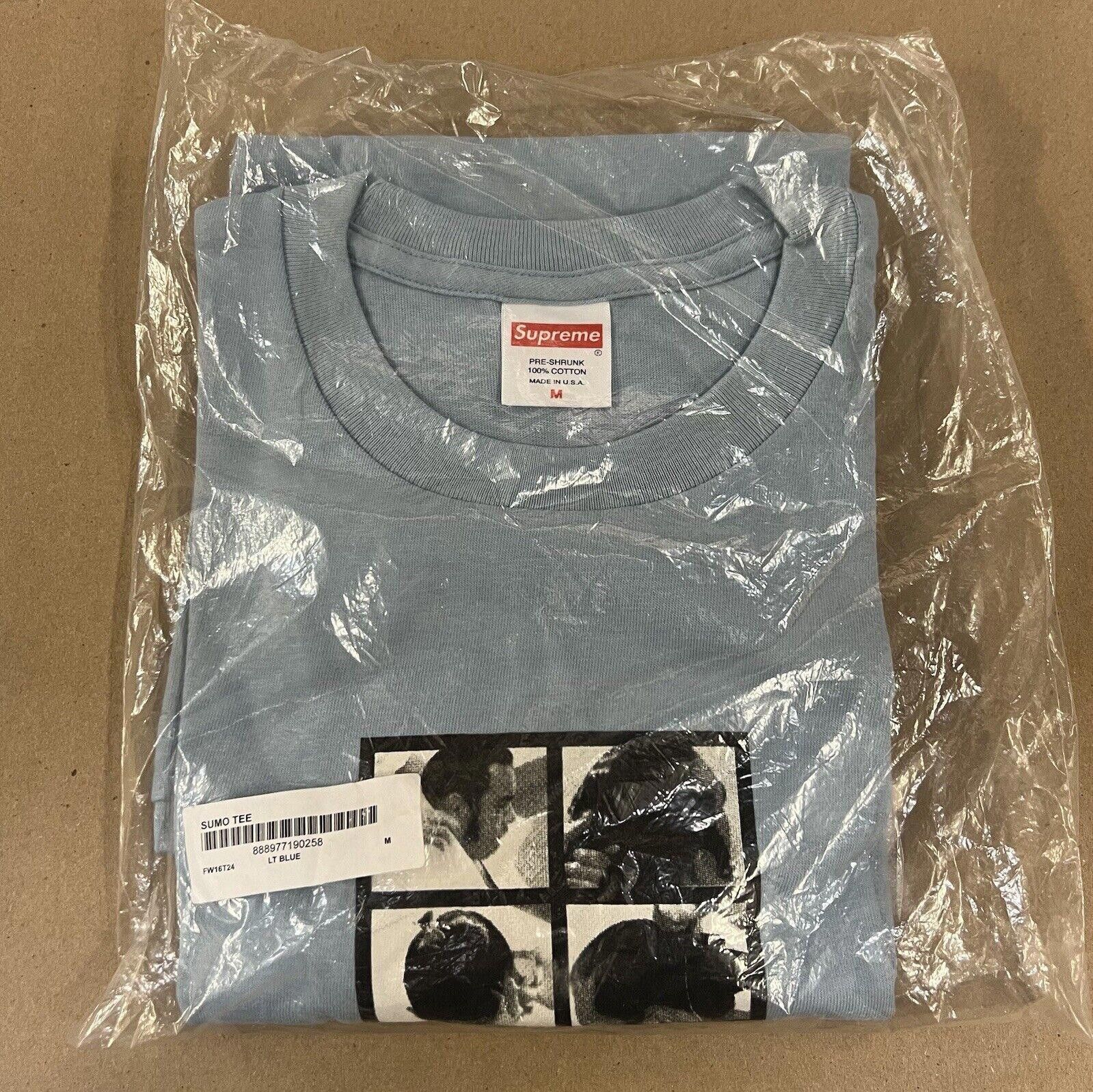 Supreme FW16 SUPREME SUMO TEE T-SHIRT LIGHT BLUE M MEDIUM 2016 Size US M / EU 48-50 / 2 - 1 Thumbnail