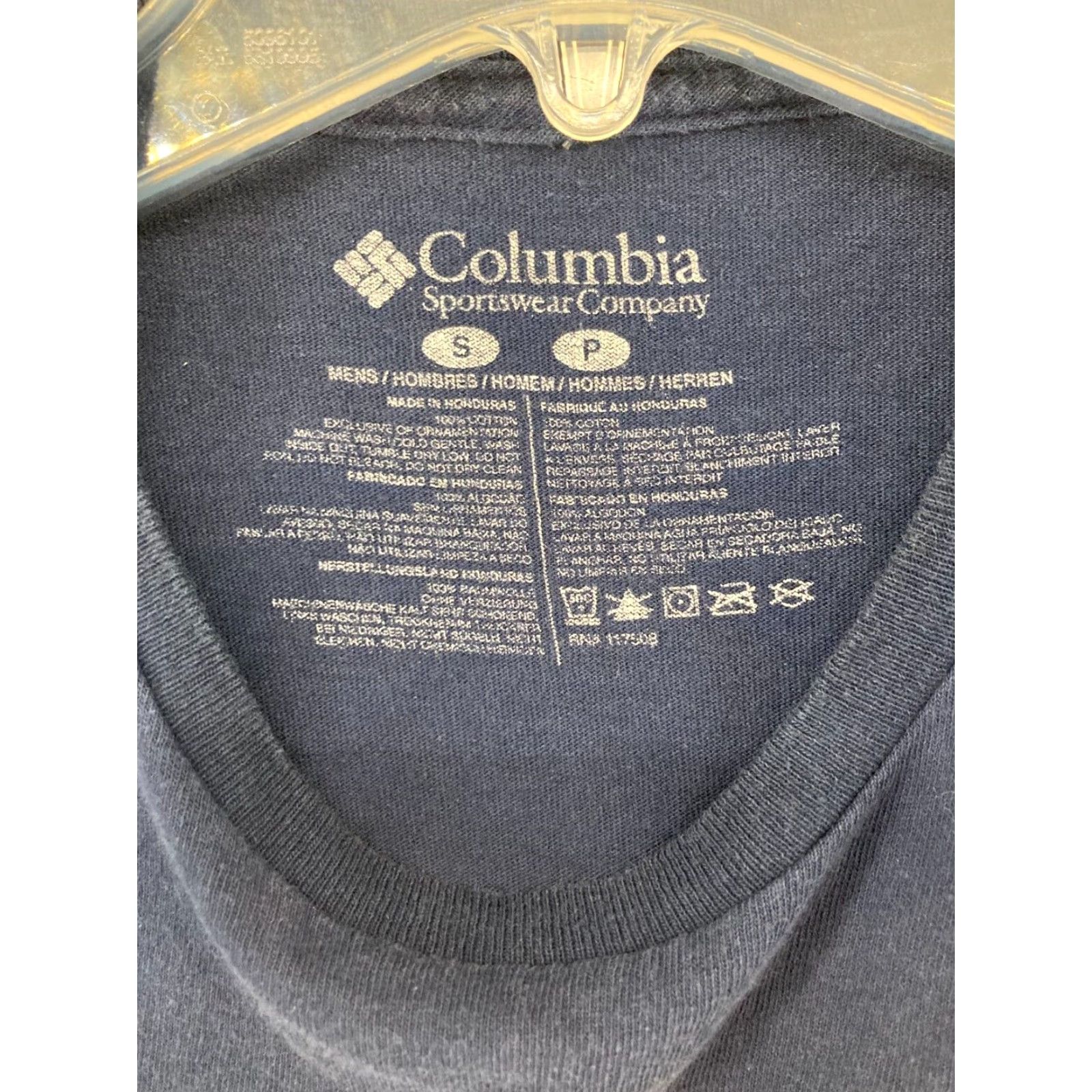 Vintage Columbia Outdoor Hiking T-Shirt Mens Small Blue Logo Short Sleeve Crew Neck Size US S / EU 44-46 / 1 - 6 Thumbnail