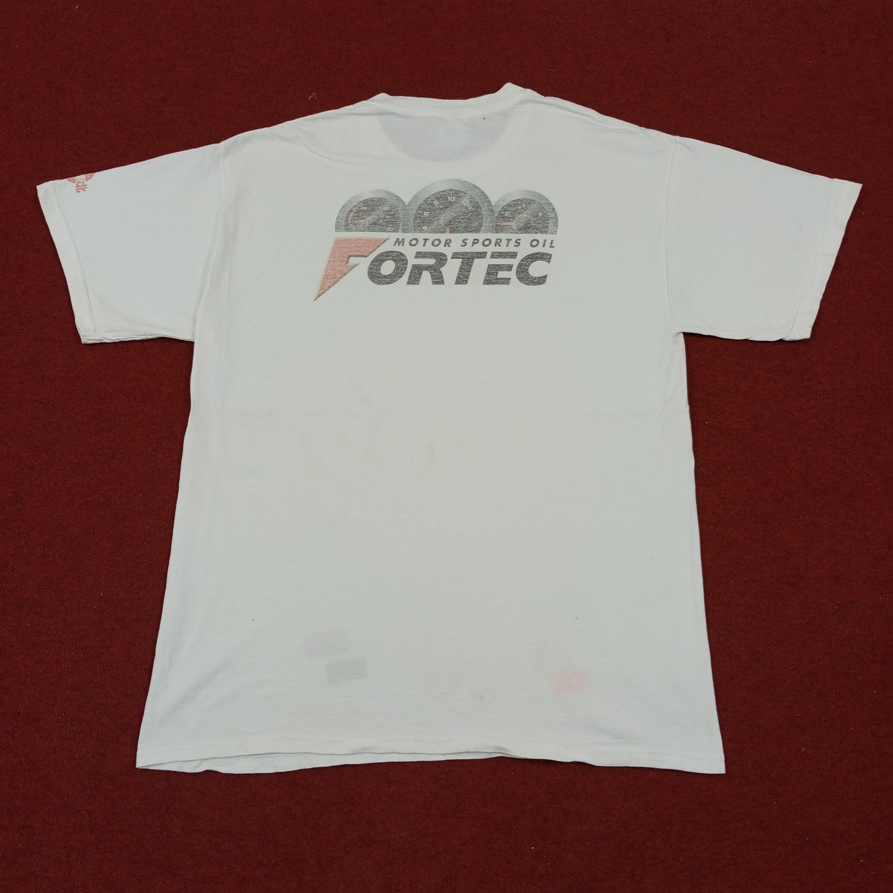 Vintage Fortec Motor Sports Oil Tshirt Size US L / EU 52-54 / 3 - 1 Thumbnail