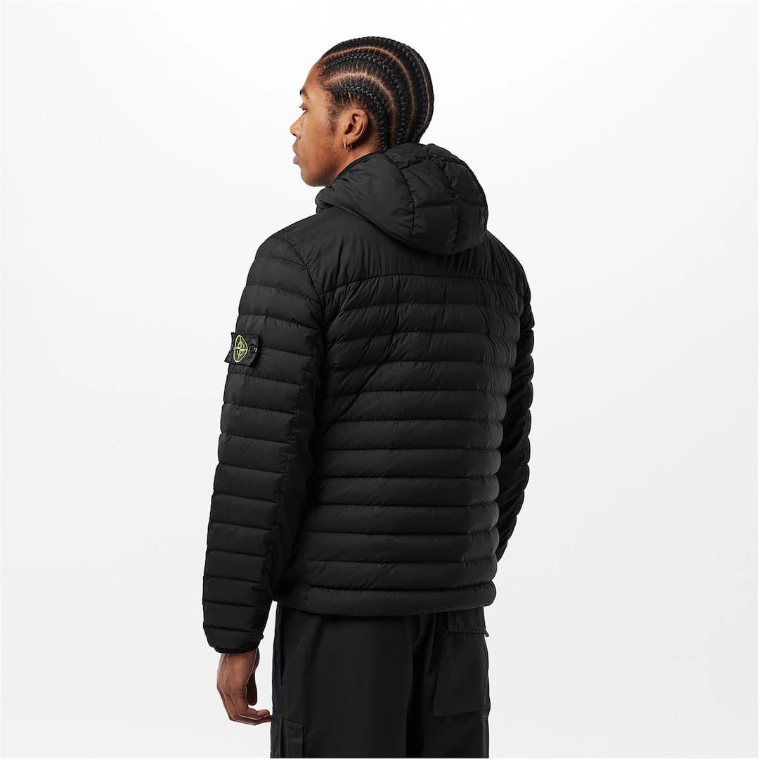 Stone Island o1g2r1mq0526 Duck Down Full Zip Medium Puffer Jacket Nero Size US L / EU 52-54 / 3 - 4 Thumbnail