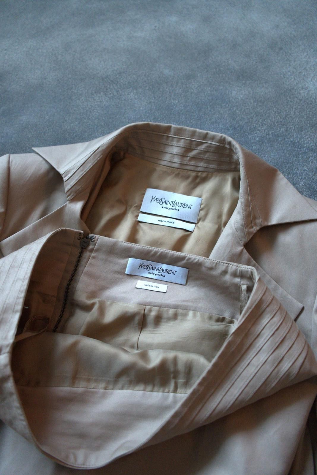 Other S/S 2002 Yves Saint Laurent By Tom Ford Safari Suit Size M / US 6-8 / IT 42-44 - 12 Thumbnail
