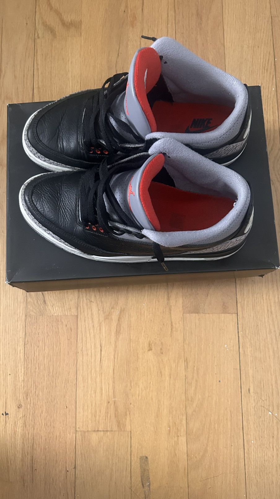 Jordan Brand Jordan 3 Black cement Size US 8.5 / EU 41-42 - 6 Thumbnail