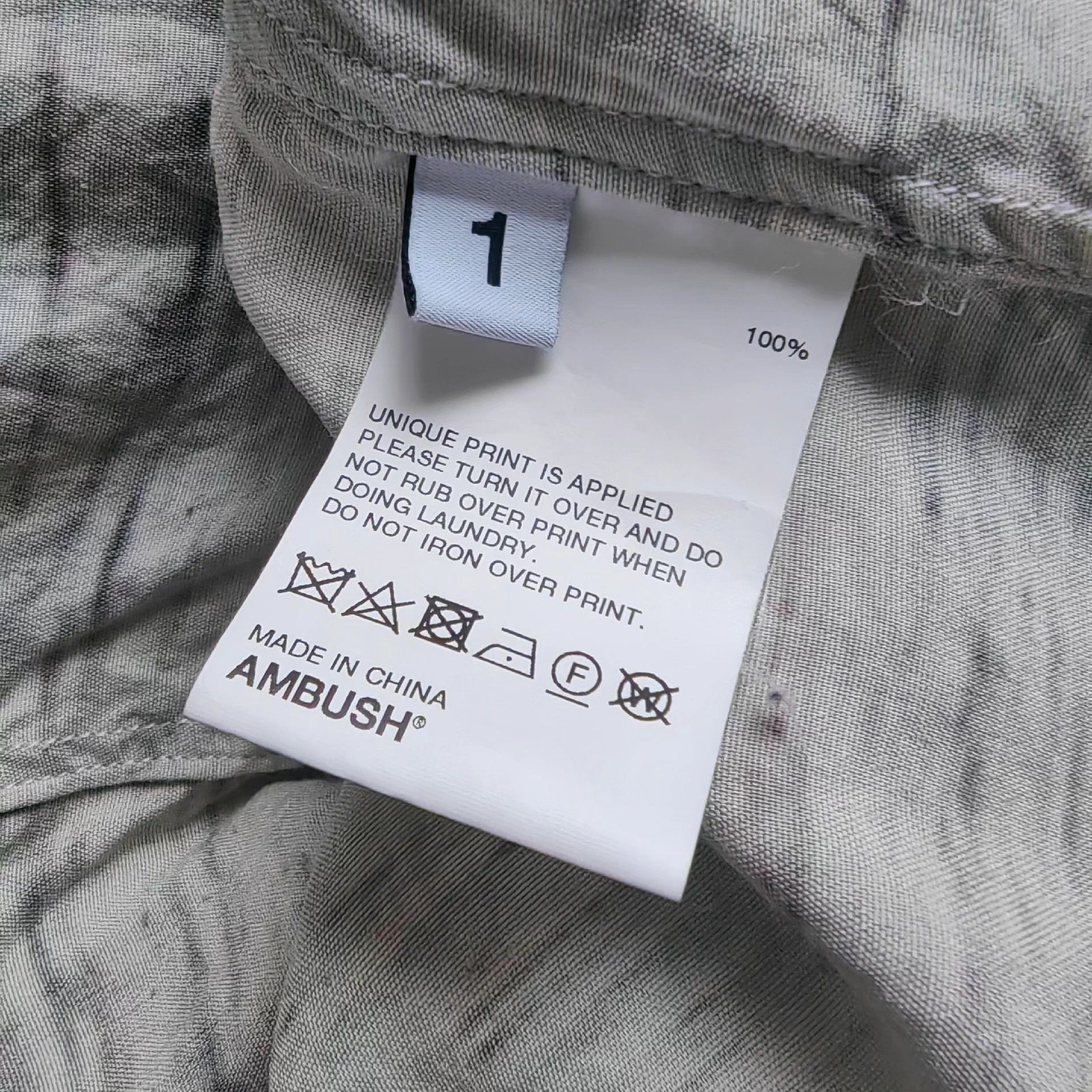 Ambush Design AMBUSH Glacier Shirt 18/19ss Size 1 8/10 Size US S / EU 44-46 / 1 - 4 Thumbnail