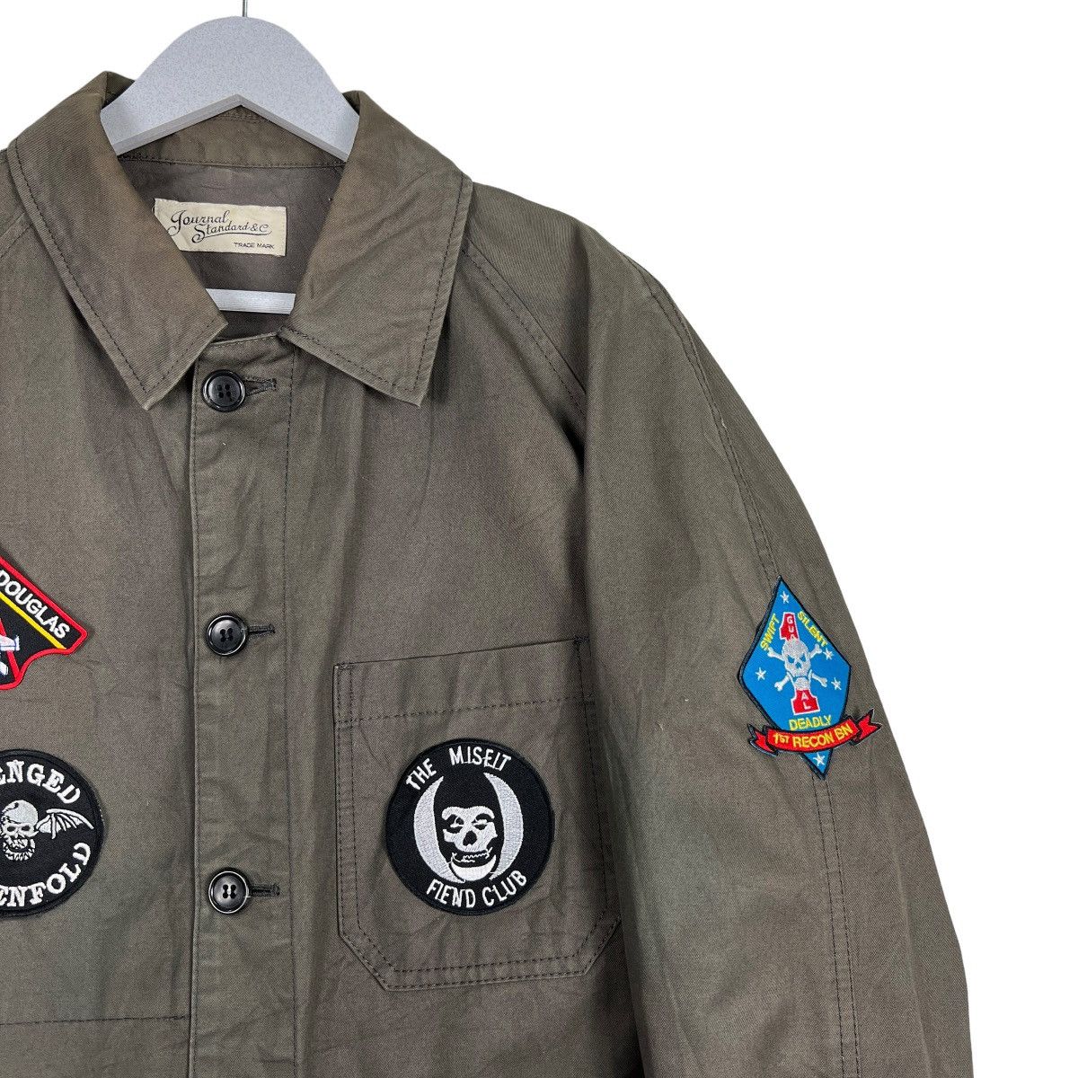 Journal Standard 🔥 Journal Standard patch military jacket Made in japan Size US M / EU 48-50 / 2 - 5 Thumbnail