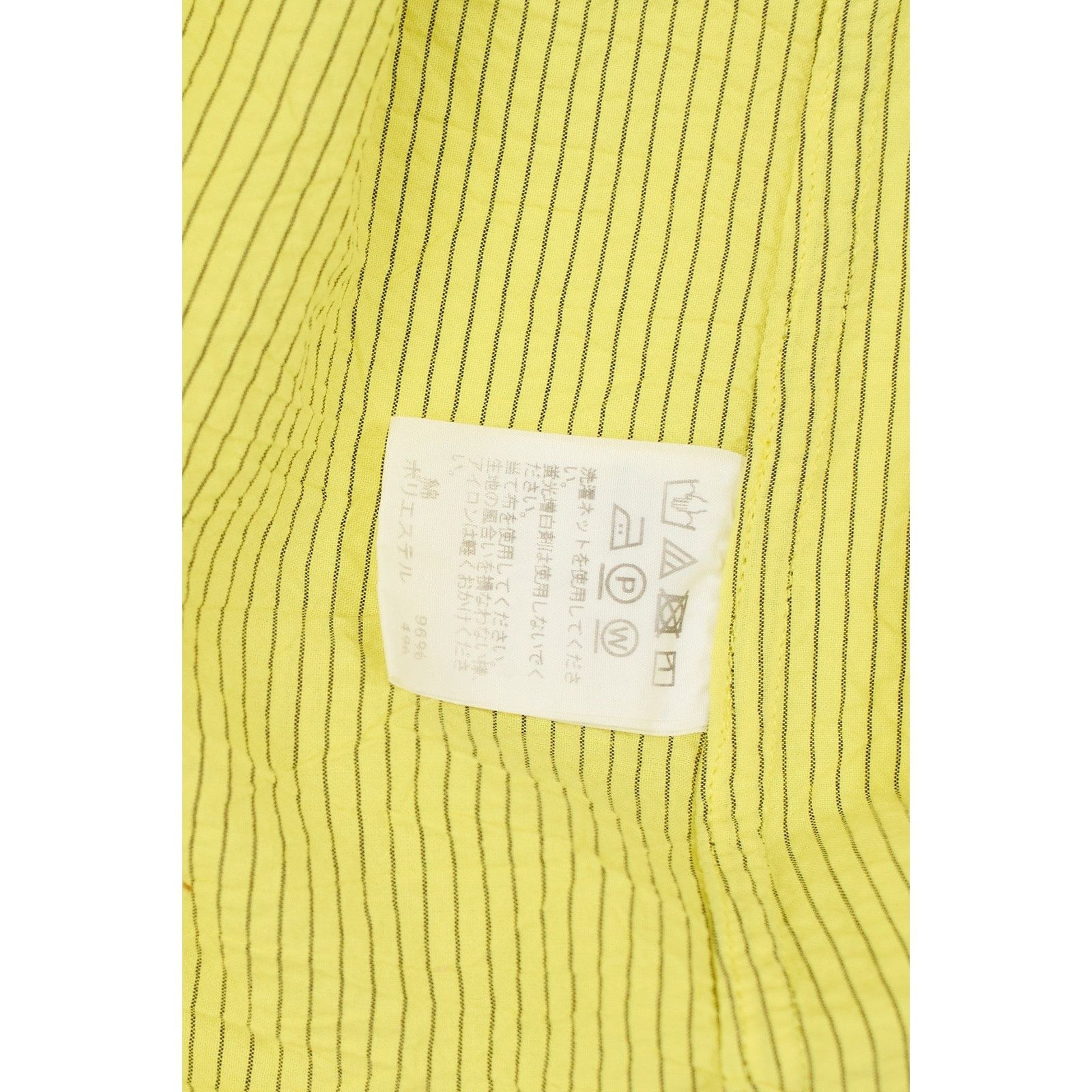 Issey Miyake Lime Green Short Sleeve Button Up Shirt Size US M / EU 48-50 / 2 - 5 Thumbnail
