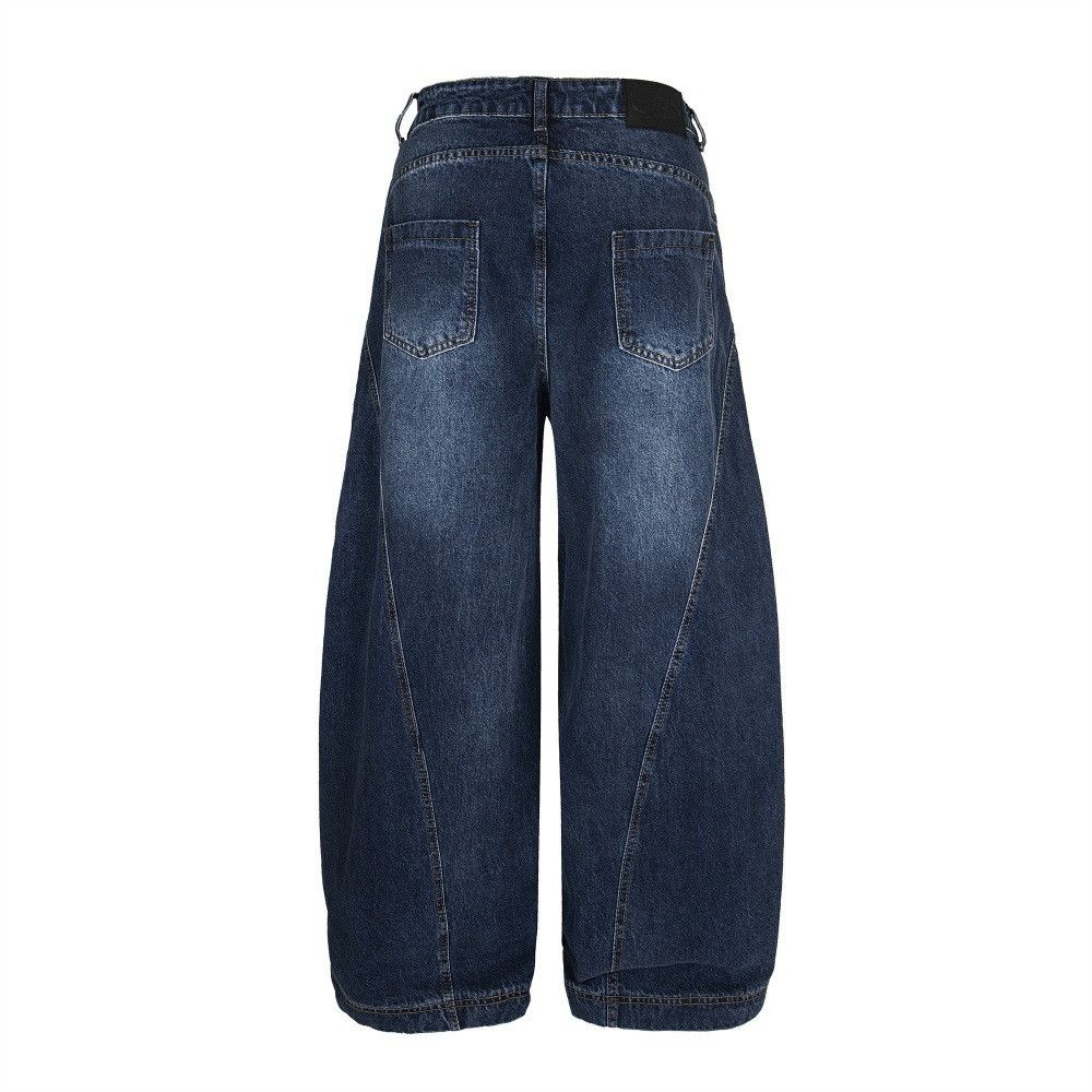 Japanese Brand × Jean Men's deconstructed street loose wide-leg scimitar jeans y2k Size US 32 / EU 48 - 2 Thumbnail