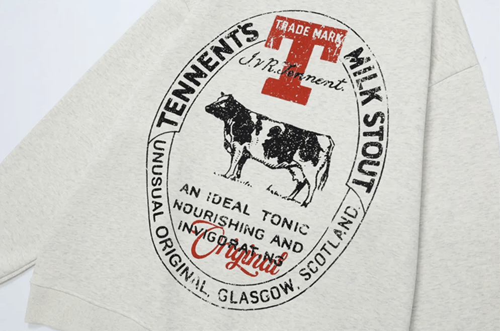 Japanese Brand × Vintage "T-Cow-M" Sweatshirts Size US M / EU 48-50 / 2 - 2 Thumbnail
