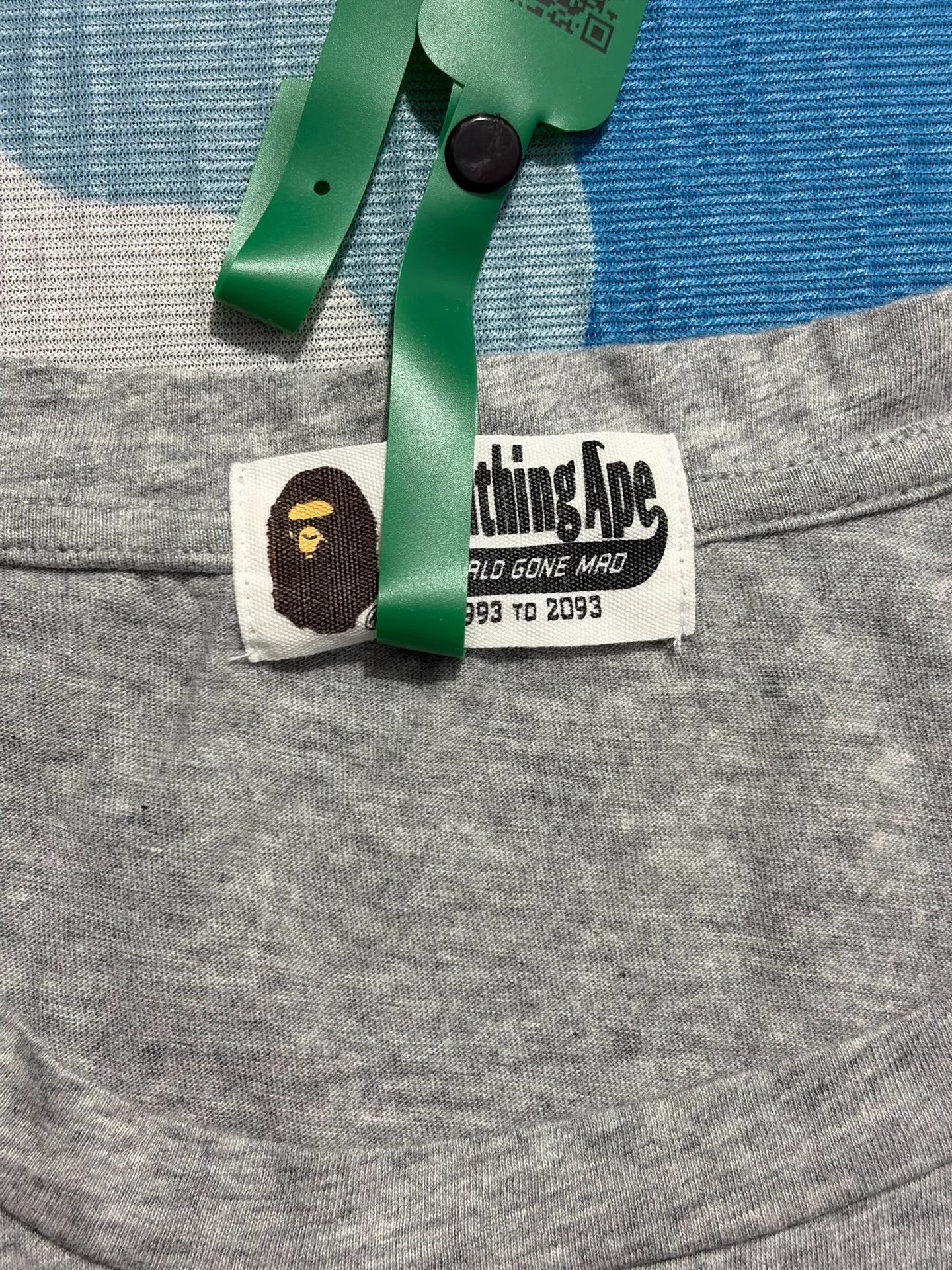 Bape Bape Gray Short Sleeve Tee Size ONE SIZE - 3 Thumbnail
