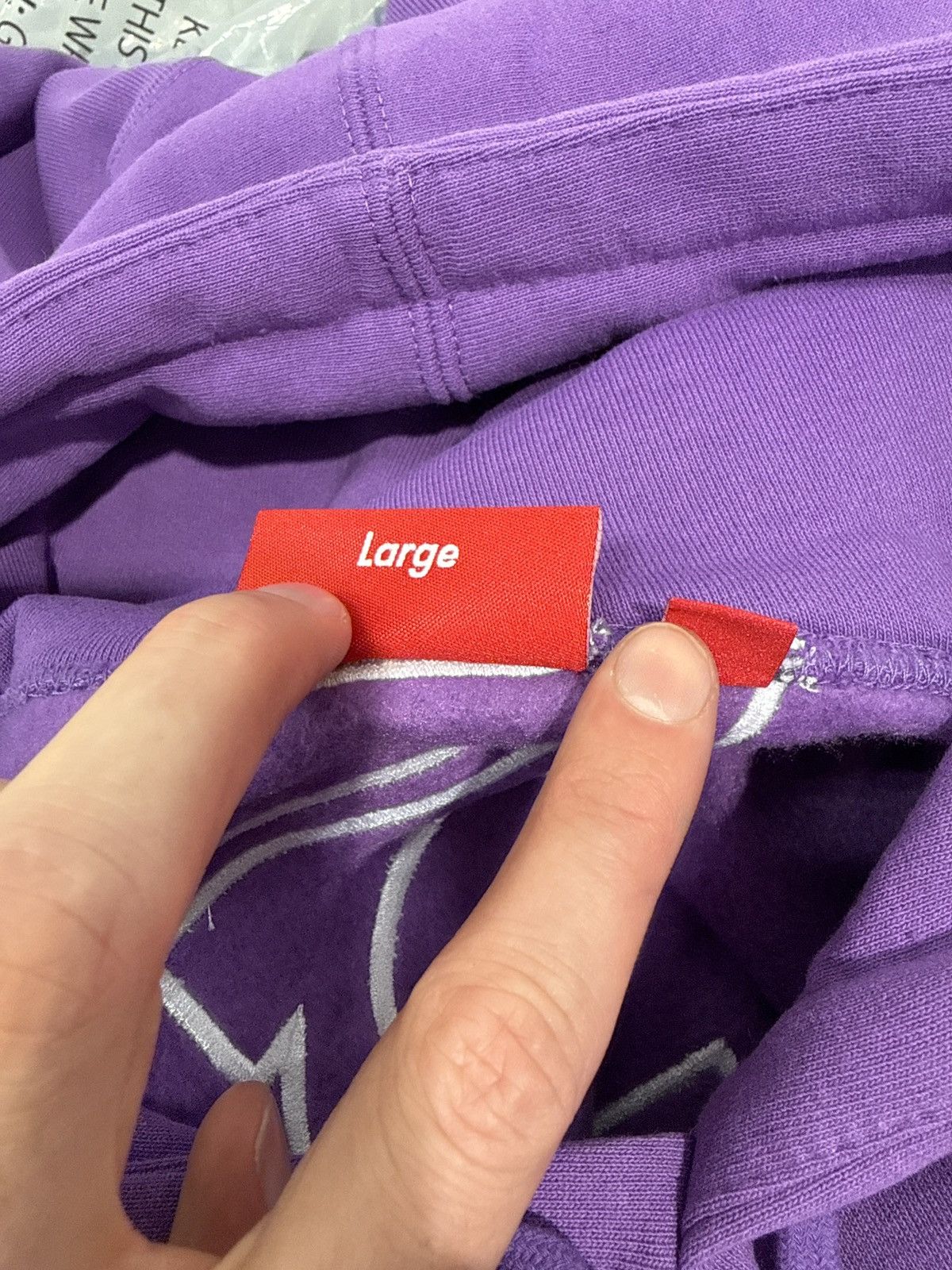 Supreme Supreme Satin Hoodie Violet Size US L / EU 52-54 / 3 - 4 Thumbnail