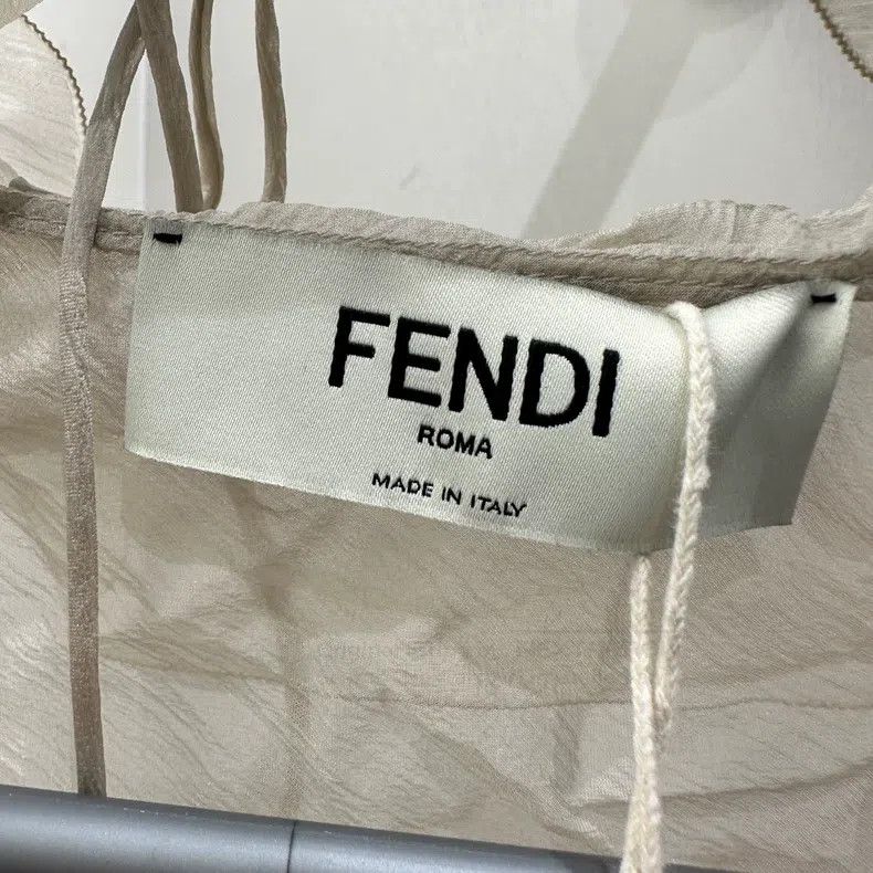 Fendi Fendi Transparent Lace Mulberry Silk Dress Size XS / US 0-2 / IT 36-38 - 3 Thumbnail