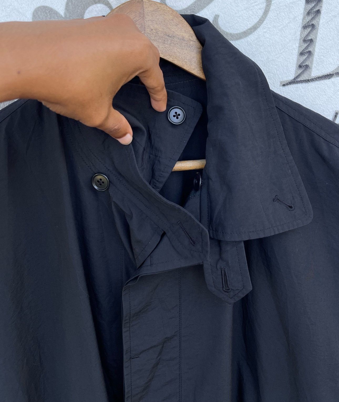 Issey Miyake 🔥A/W 1980'S ISSEY MIYAKE PERMANENTE OVERSIZED COAT JACKET Size US M / EU 48-50 / 2 - 10 Thumbnail