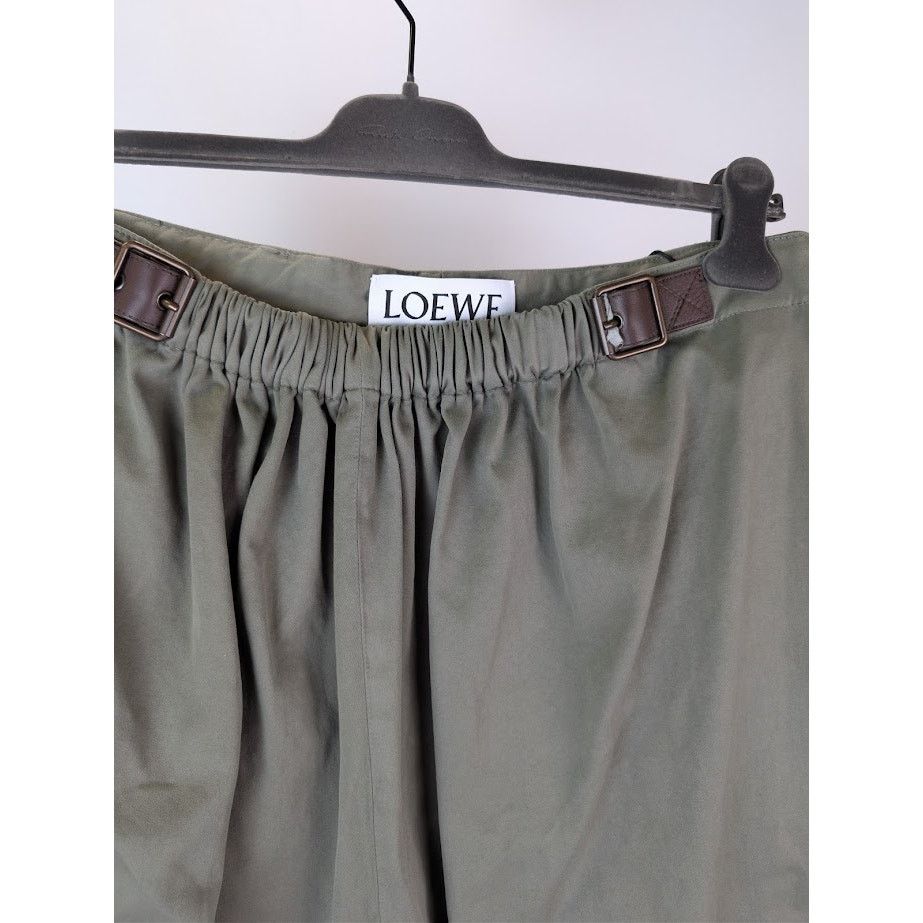 Loewe o1rshd1 Belted Trousers in Khaki Size US 32 / EU 48 - 7 Thumbnail