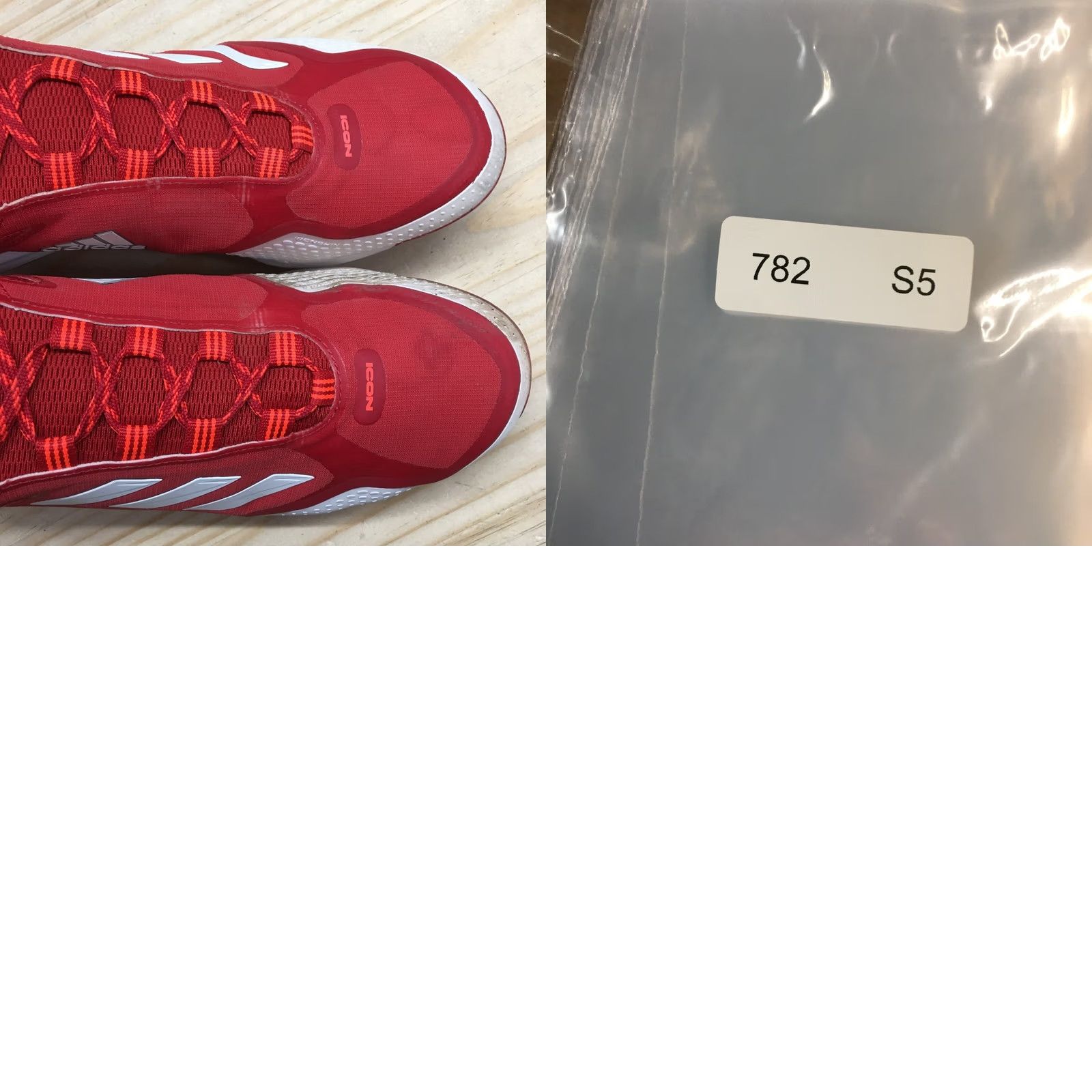 Adidas Adidas Sneaker Mens 12.5 Red Icon Boost Athletic Basketball Laced Up FY4442 Nike? Size US 13 / EU 46 - 10 Thumbnail