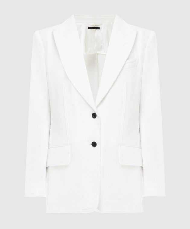 Tom Ford o1y0126 Blazer in White Size M / US 6-8 / IT 42-44 - 1 Thumbnail