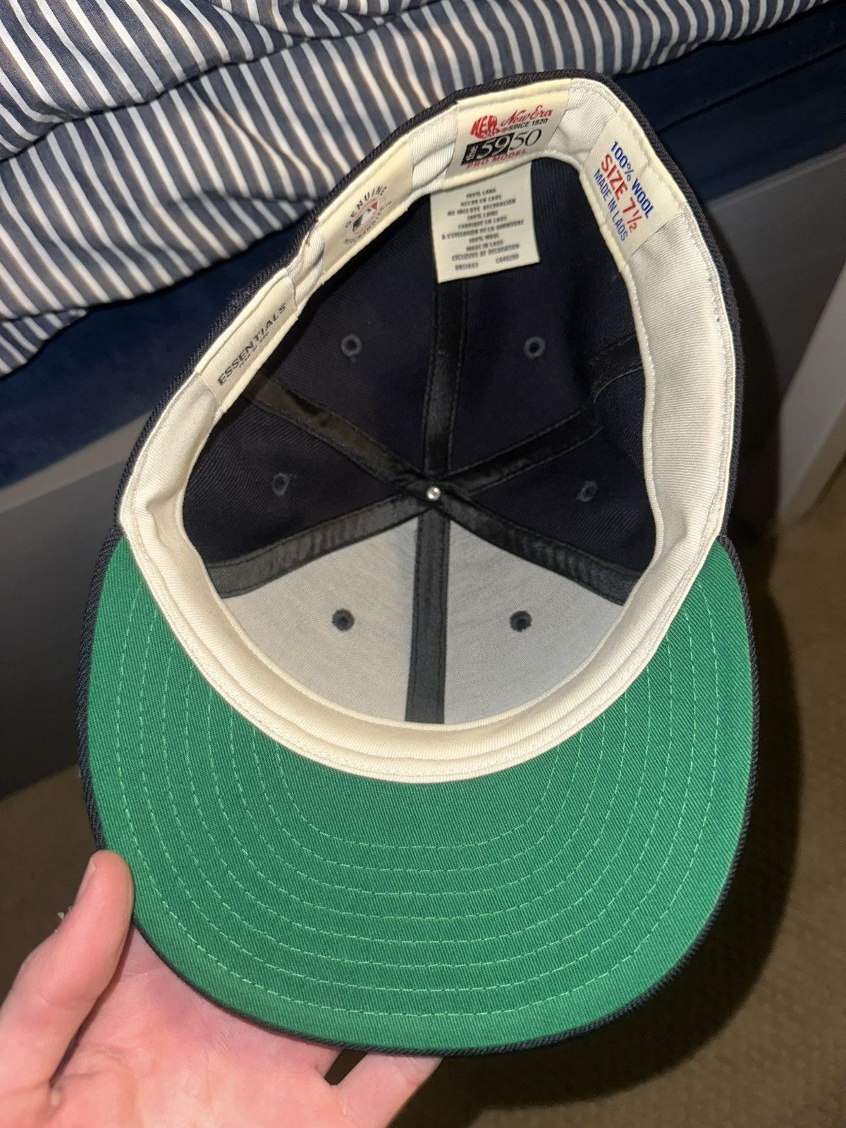 Fear of God × New Era Fear of God Essentials x New Era Fitted Cap Size ONE SIZE - 5 Thumbnail